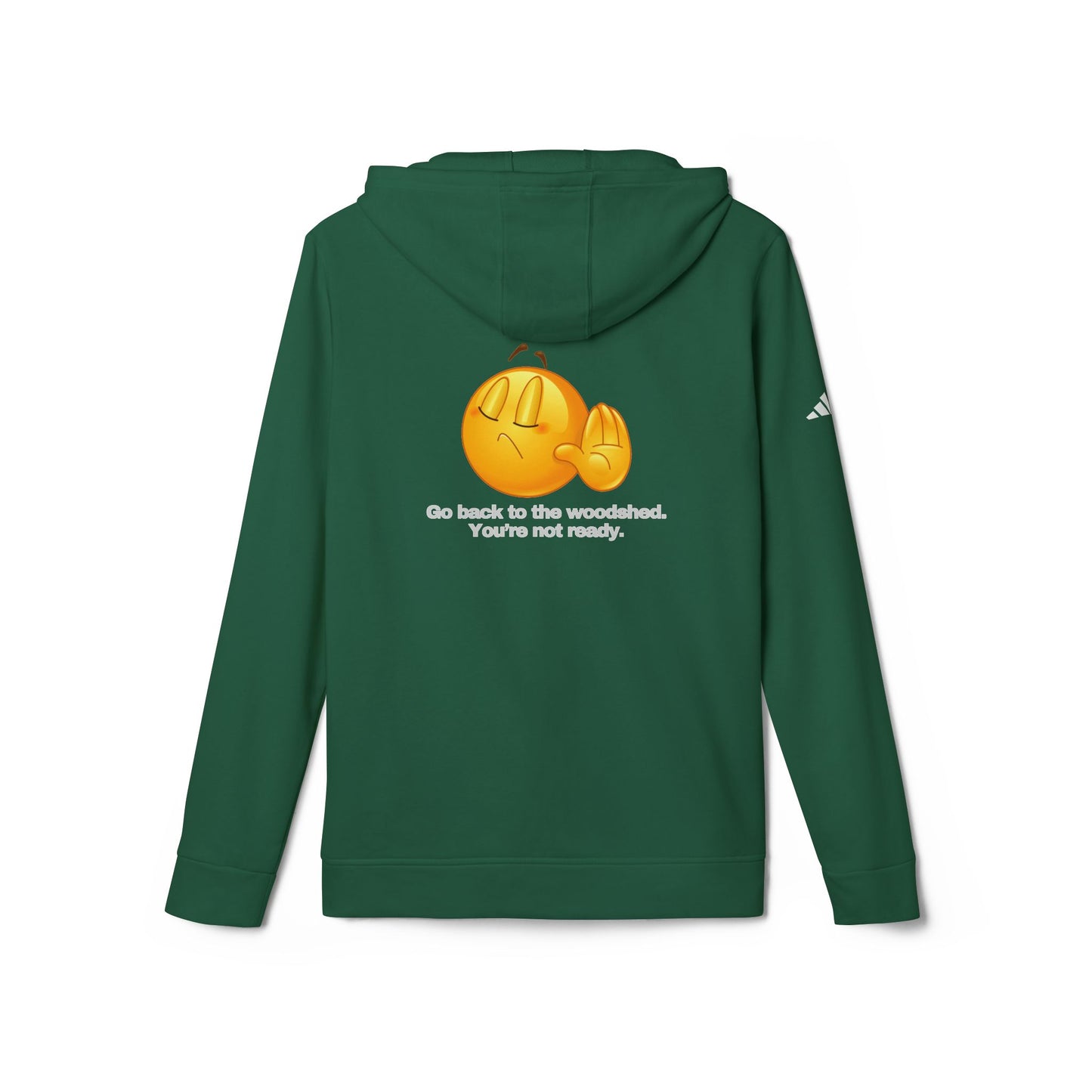 adidas® Personalized Unisex Fleece Hoodie by Gravitee | GO BACK TO THE WOODSHED