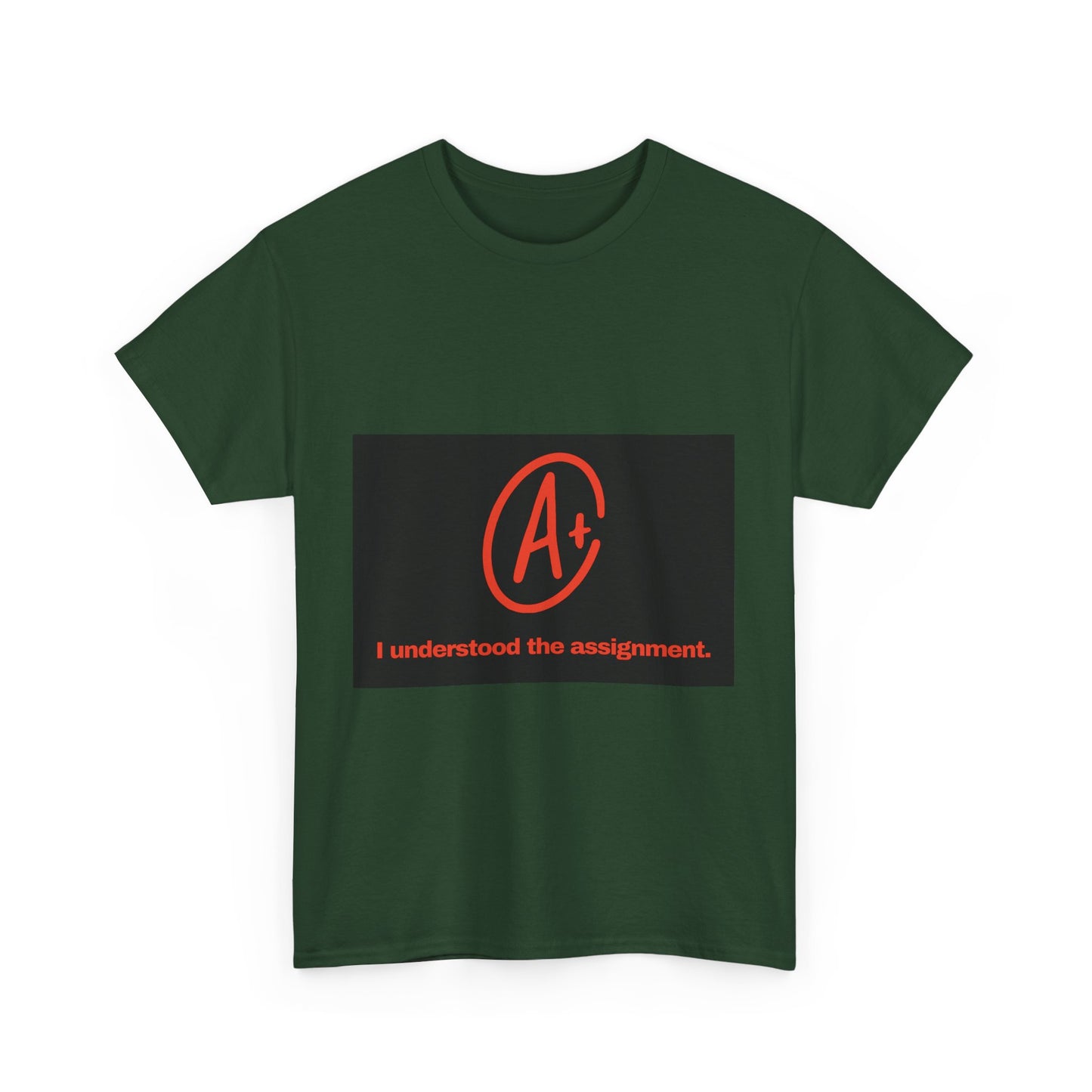 Gravitee 100% Cotton Graphic Adult T-Shirt | I UNDERSTOOD THE ASSIGNMENT