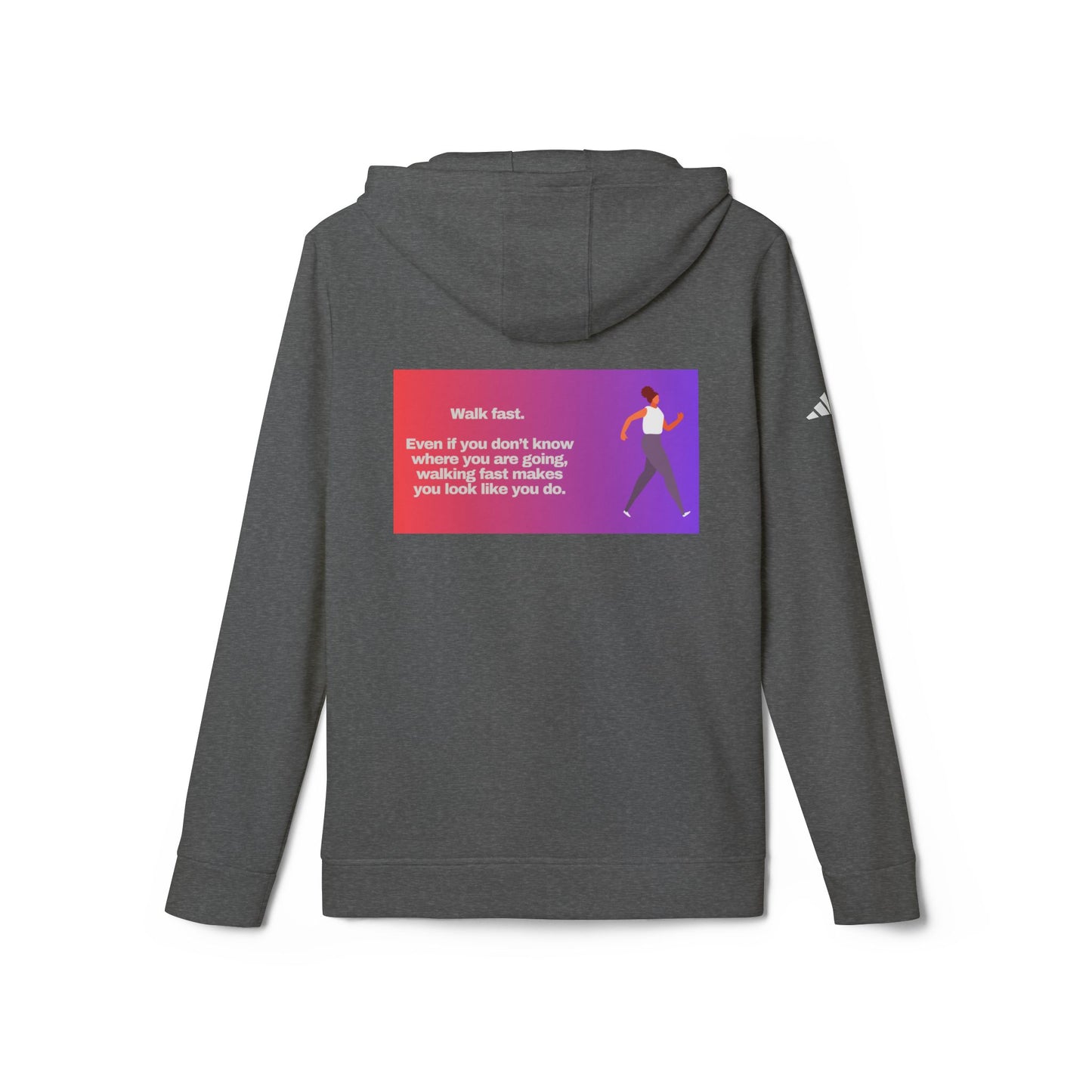 adidas® Personalized Unisex Fleece Hoodie by Gravitee | WALK FAST