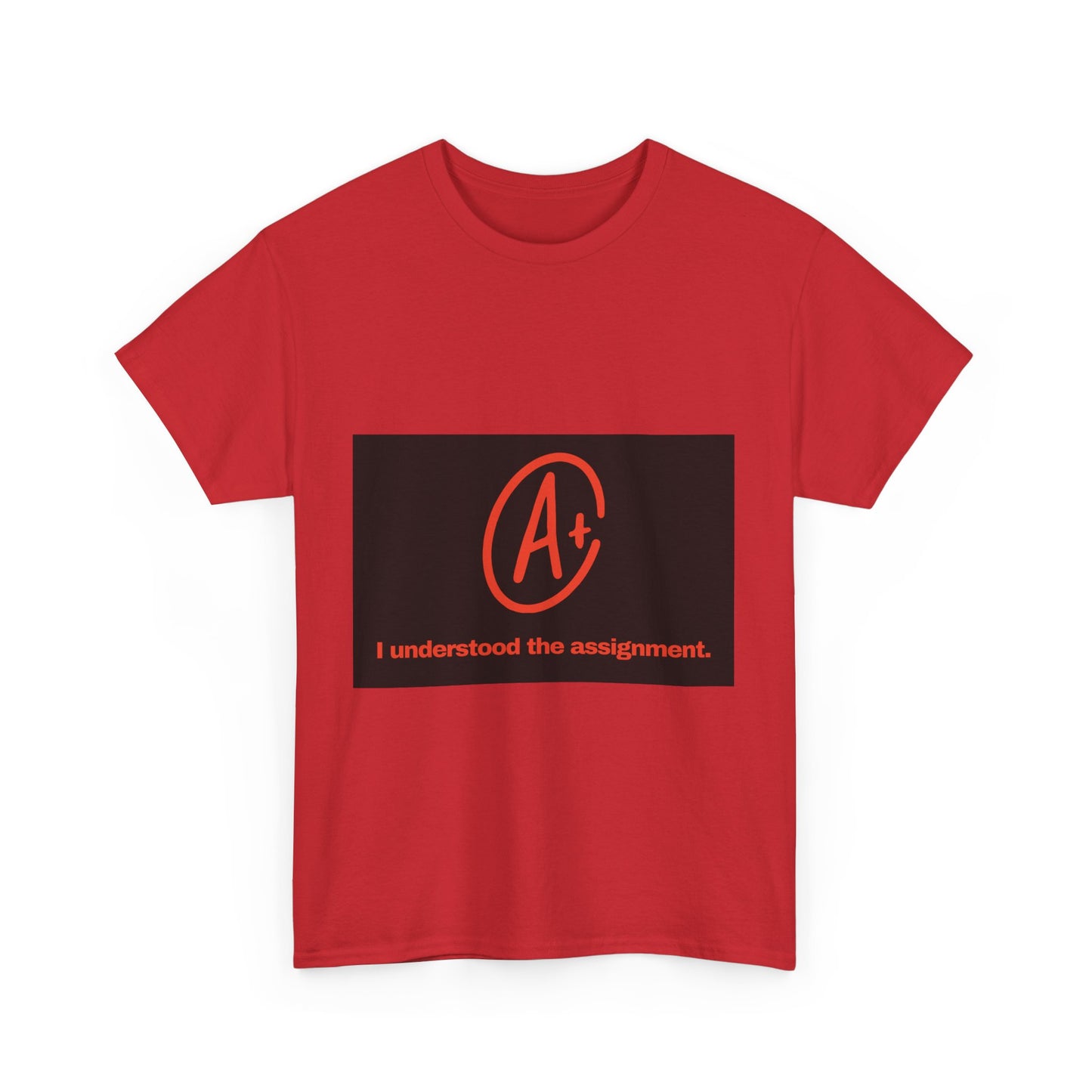 Gravitee 100% Cotton Graphic Adult T-Shirt | I UNDERSTOOD THE ASSIGNMENT