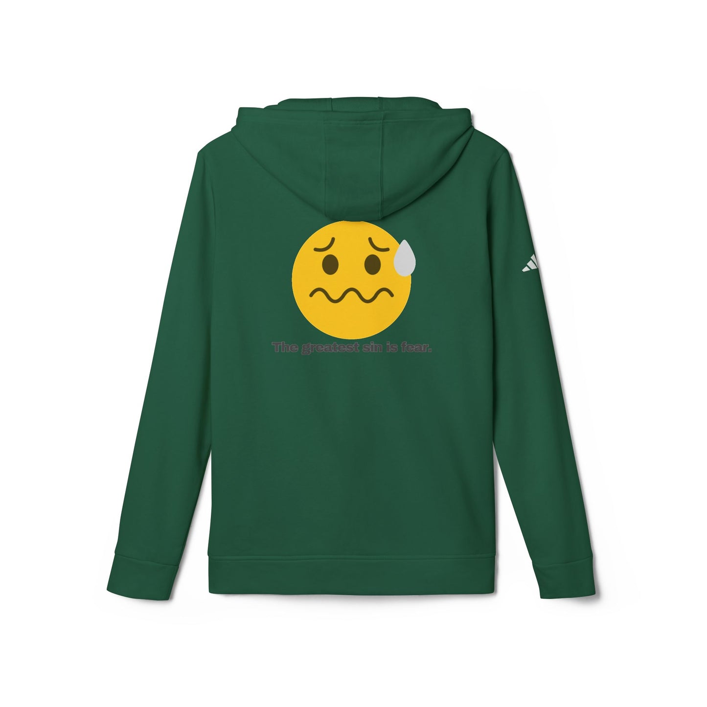 adidas® Personalized Unisex Fleece Hoodie by Gravitee | THE GREATEST SIN IS FEAR