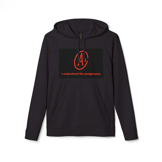 adidas® Personalized Unisex Fleece Hoodie by Gravitee | I UNDERSTOOD THE ASSISGNMENT
