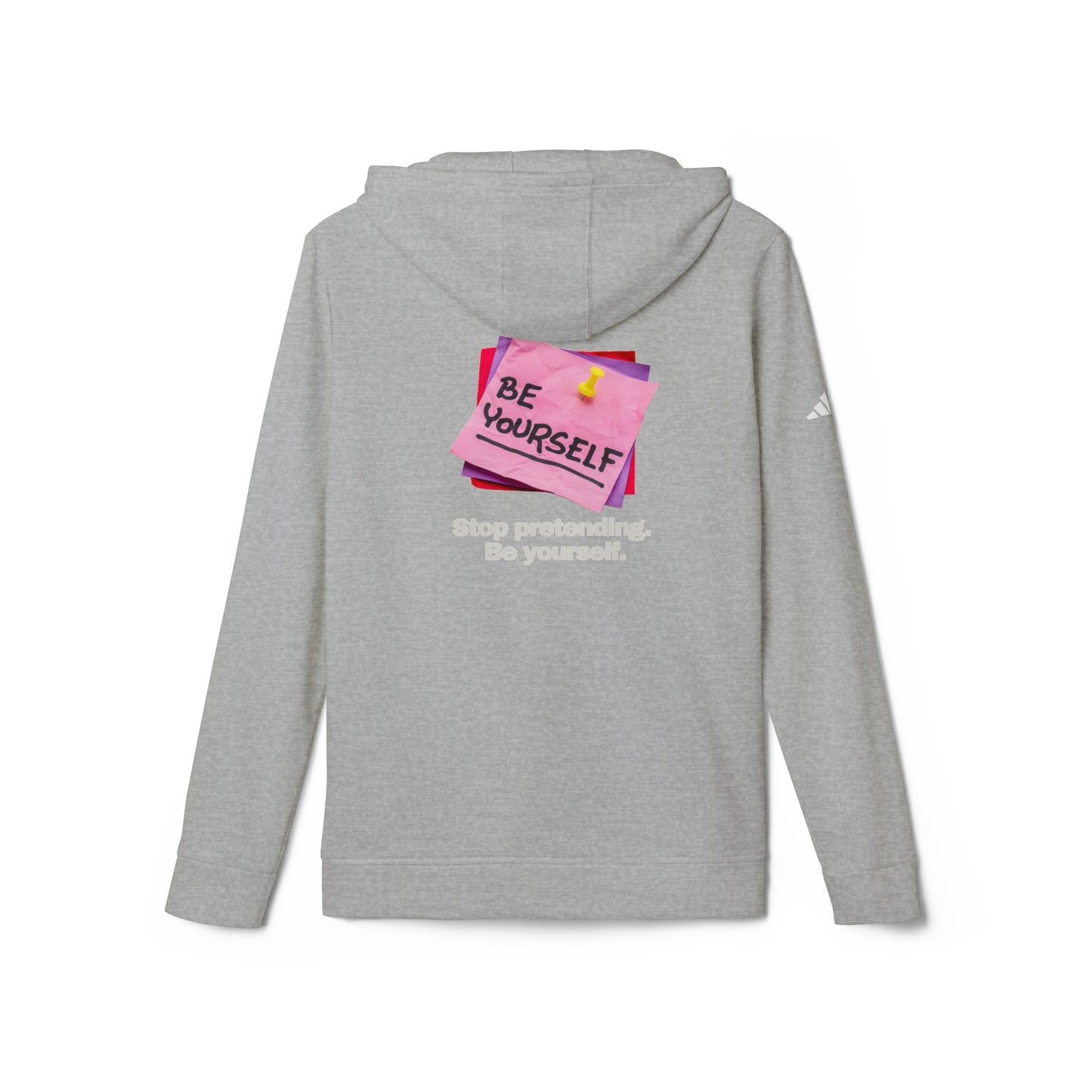 adidas® Personalized Unisex Fleece Hoodie by Gravitee | STOP PRETENDING