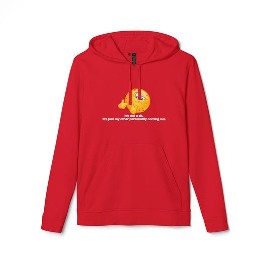 adidas® Personalized Unisex Fleece Hoodie by Gravitee | IT'S NOT A ZIT