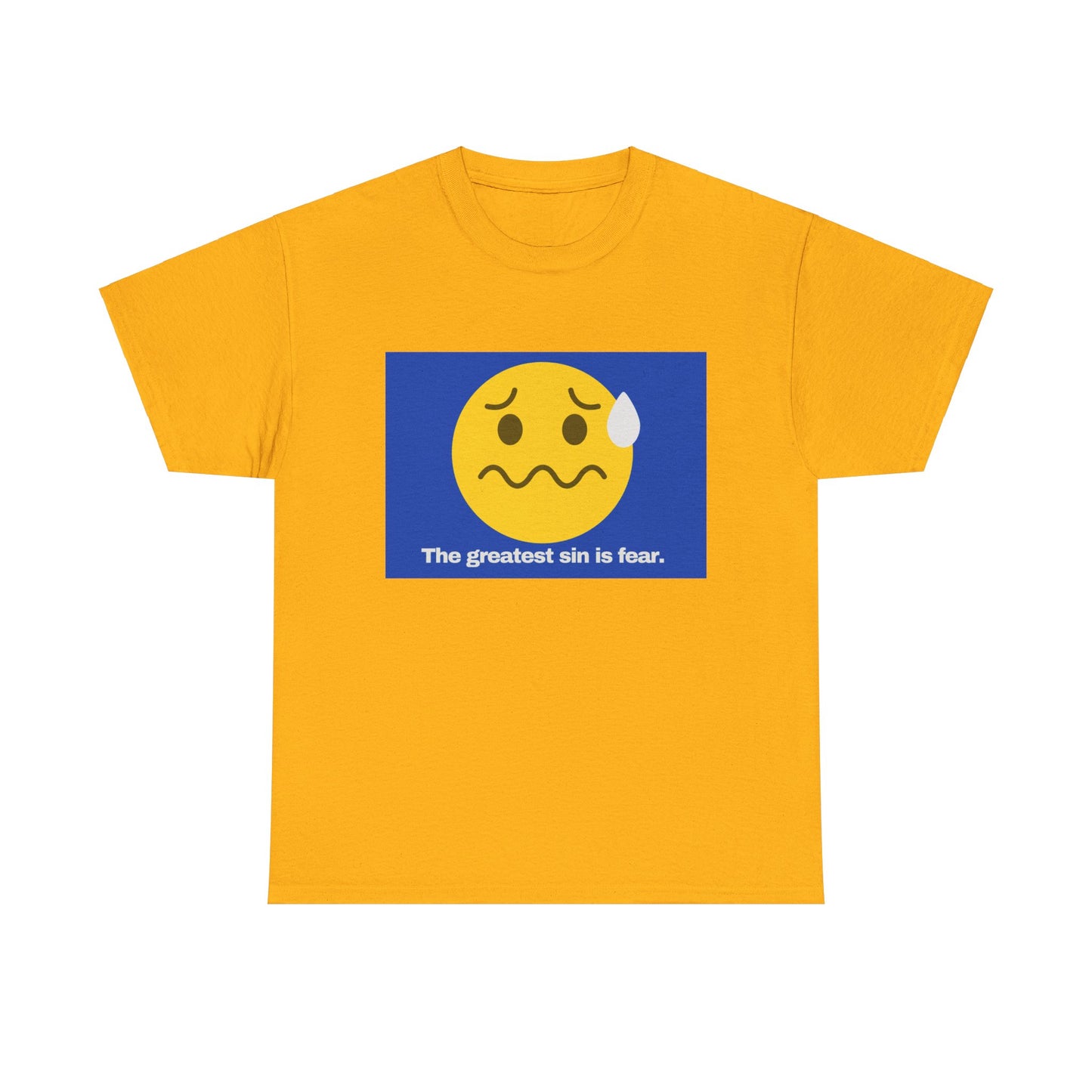 Gravitee 100% Cotton Graphic Adult T-Shirt | FEAR IS THE GREATEST SIN