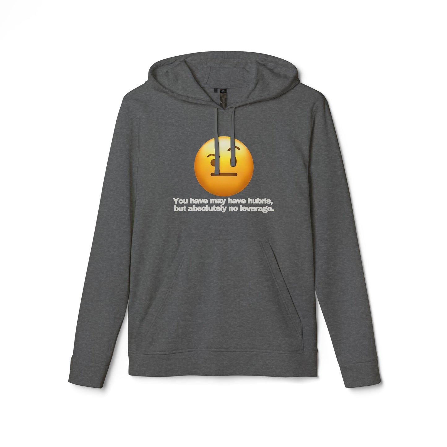 adidas® Personalized Unisex Fleece Hoodie by Gravitee | HUBRIS BUT NO LEVERAGE
