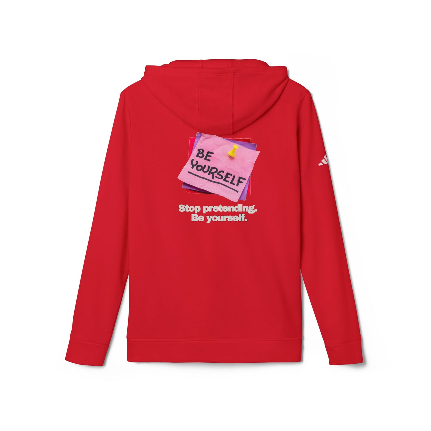 adidas® Personalized Unisex Fleece Hoodie by Gravitee | STOP PRETENDING