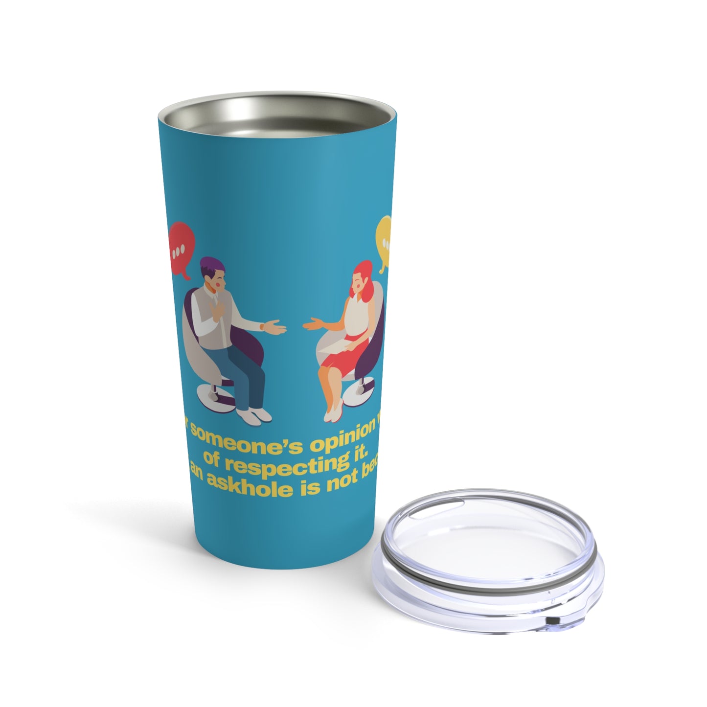 GRAVITEE 20 oz Tumbler | Being an askhole is not becoming