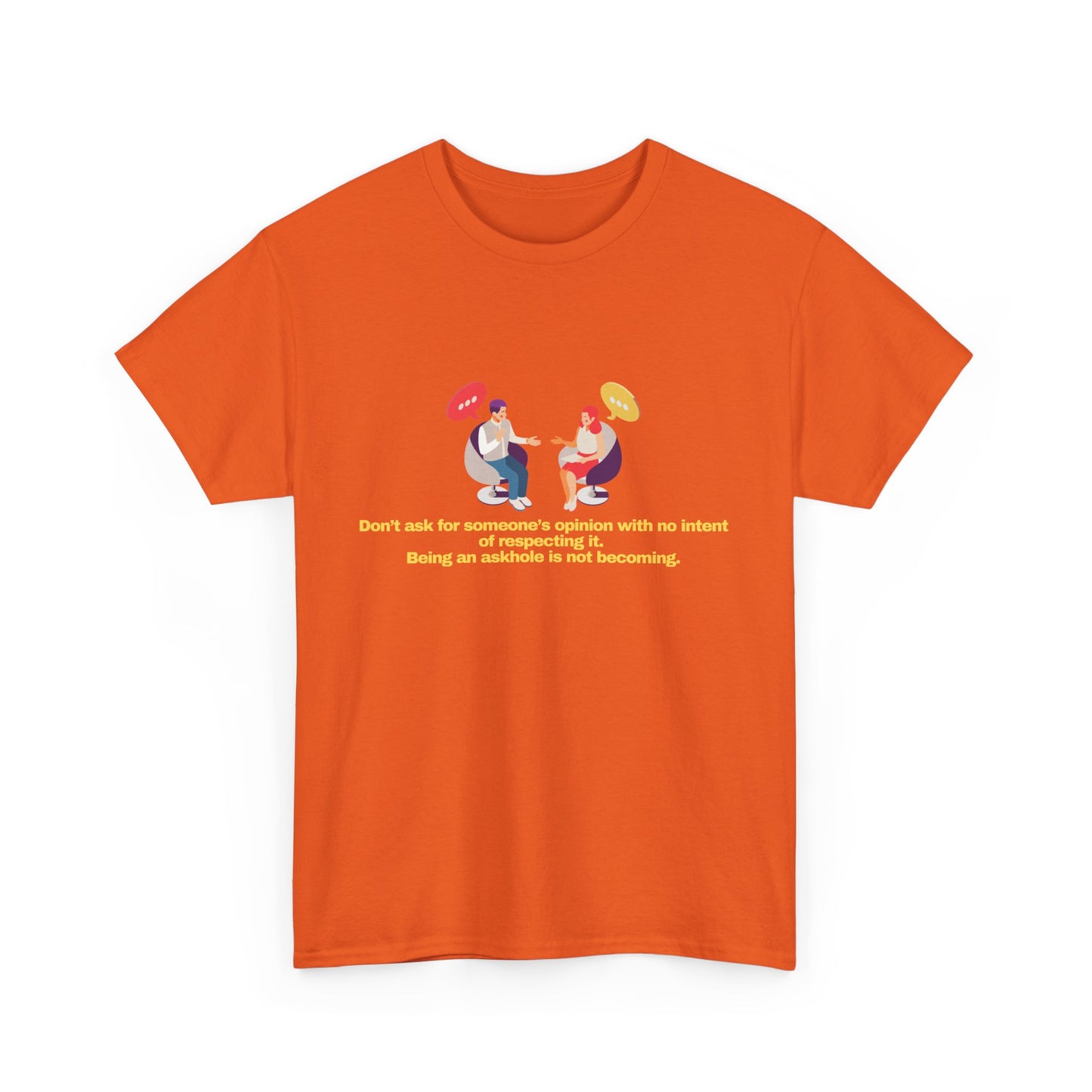 Gravitee 100% Cotton Graphic Adult T-Shirt | BEING AN ASKHOLE...