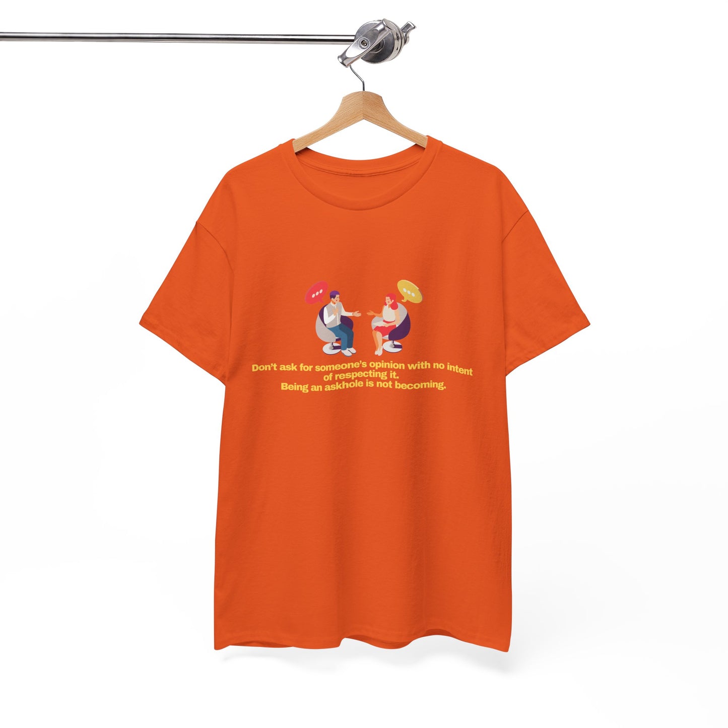 Gravitee 100% Cotton Graphic Adult T-Shirt | BEING AN ASKHOLE...