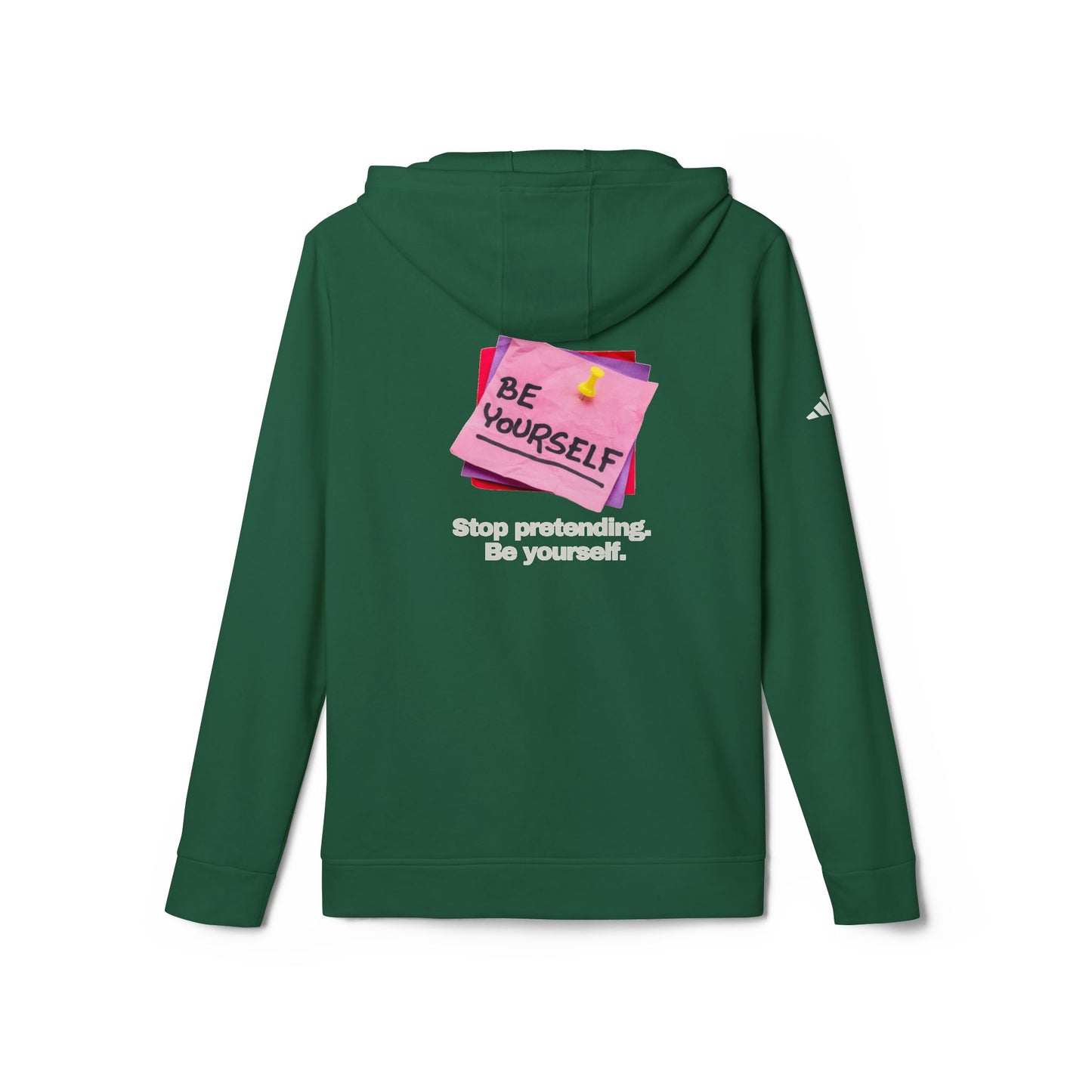 adidas® Personalized Unisex Fleece Hoodie by Gravitee | STOP PRETENDING