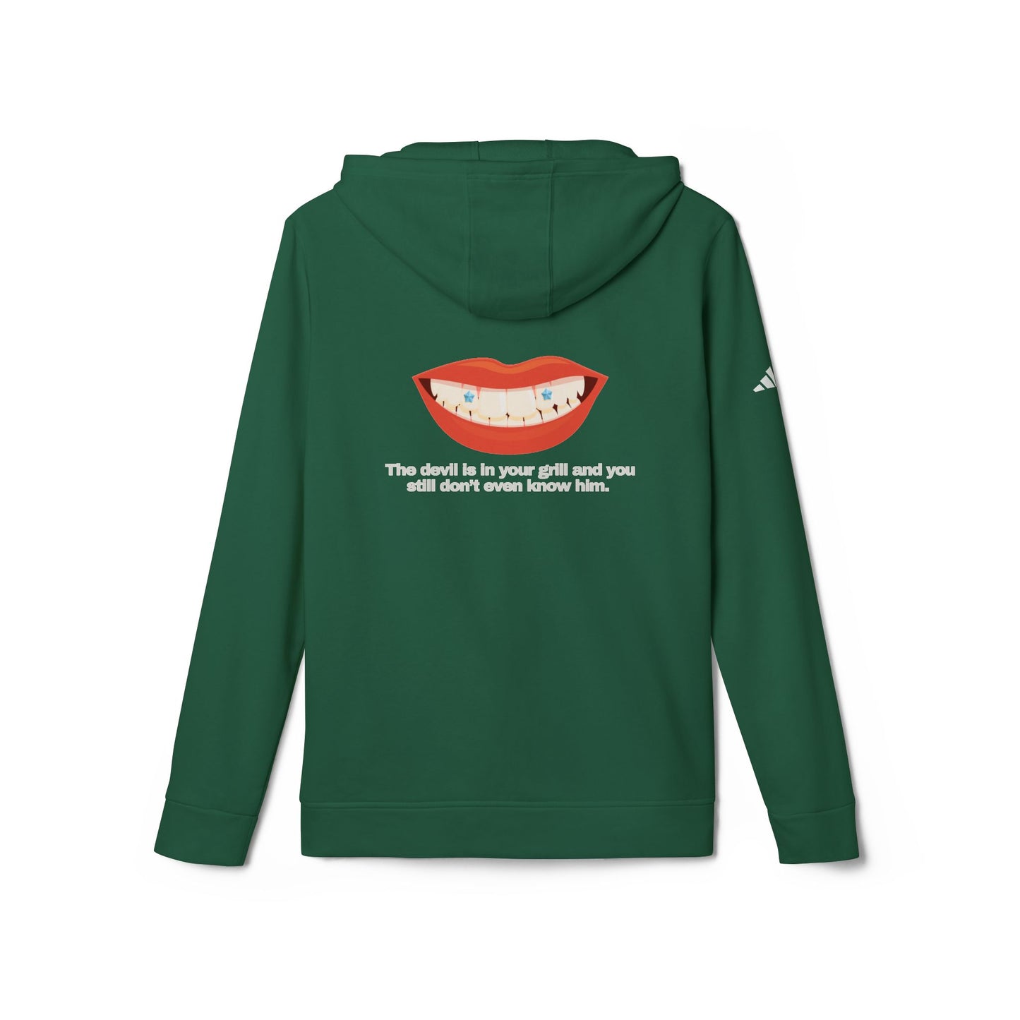 adidas® Personalized Unisex Fleece Hoodie by Gravitee | THE DEVIL IS IN YOUR GRILL