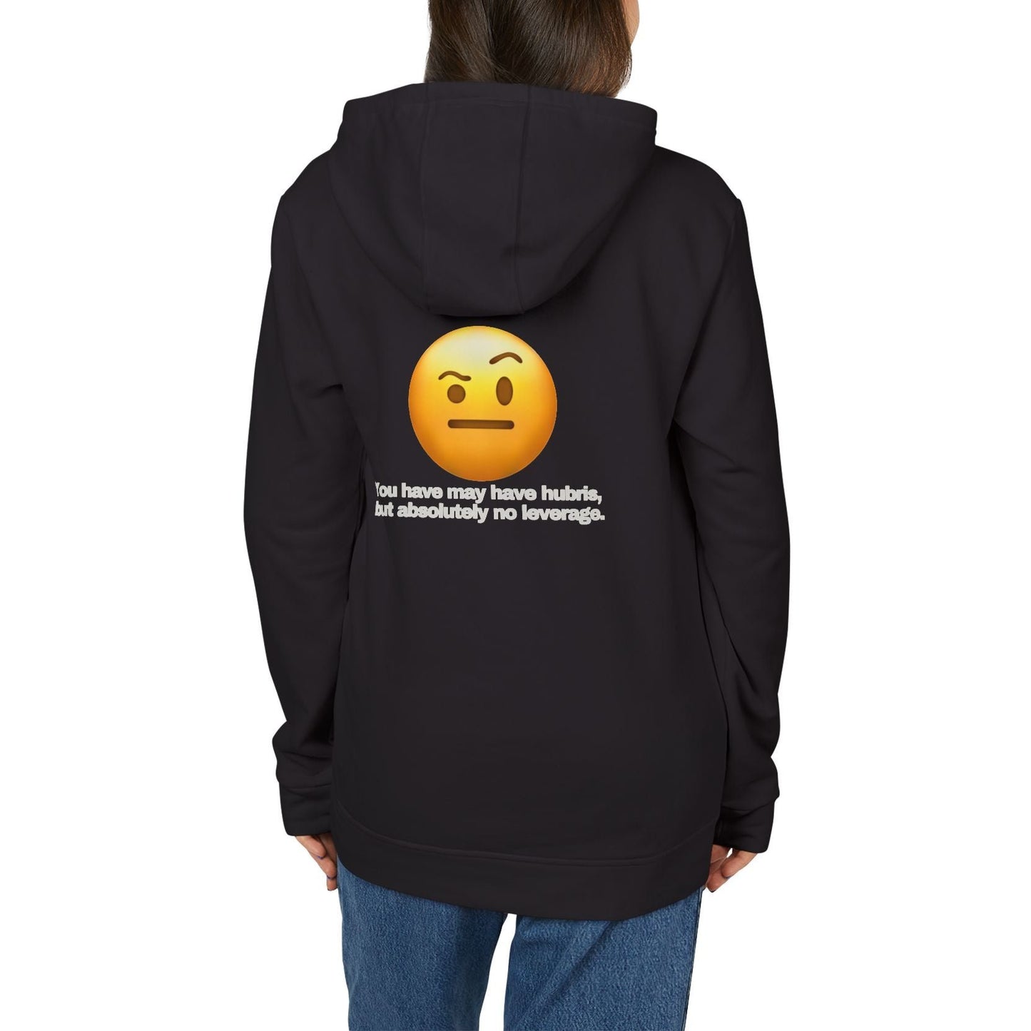 adidas® Personalized Unisex Fleece Hoodie by Gravitee | HUBRIS BUT NO LEVERAGE