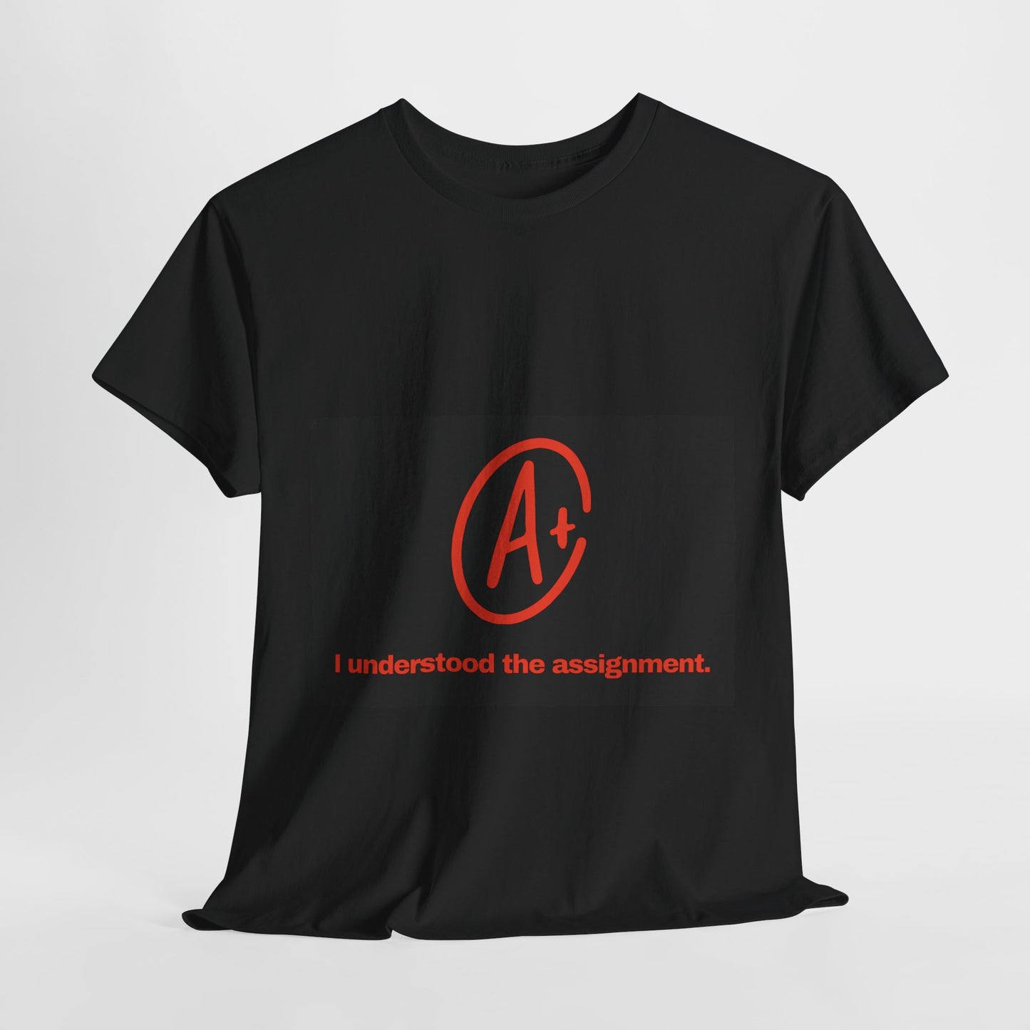 Gravitee 100% Cotton Graphic Adult T-Shirt | I UNDERSTOOD THE ASSIGNMENT