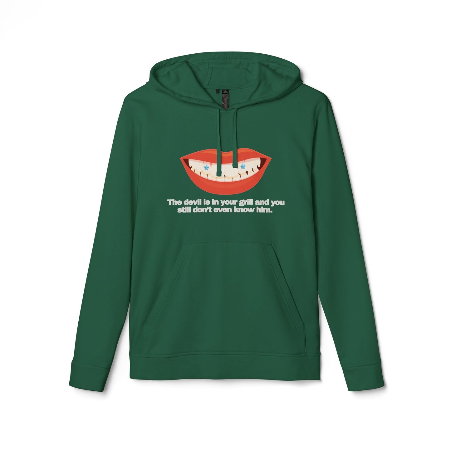 adidas® Personalized Unisex Fleece Hoodie by Gravitee | THE DEVIL IS IN YOUR GRILL