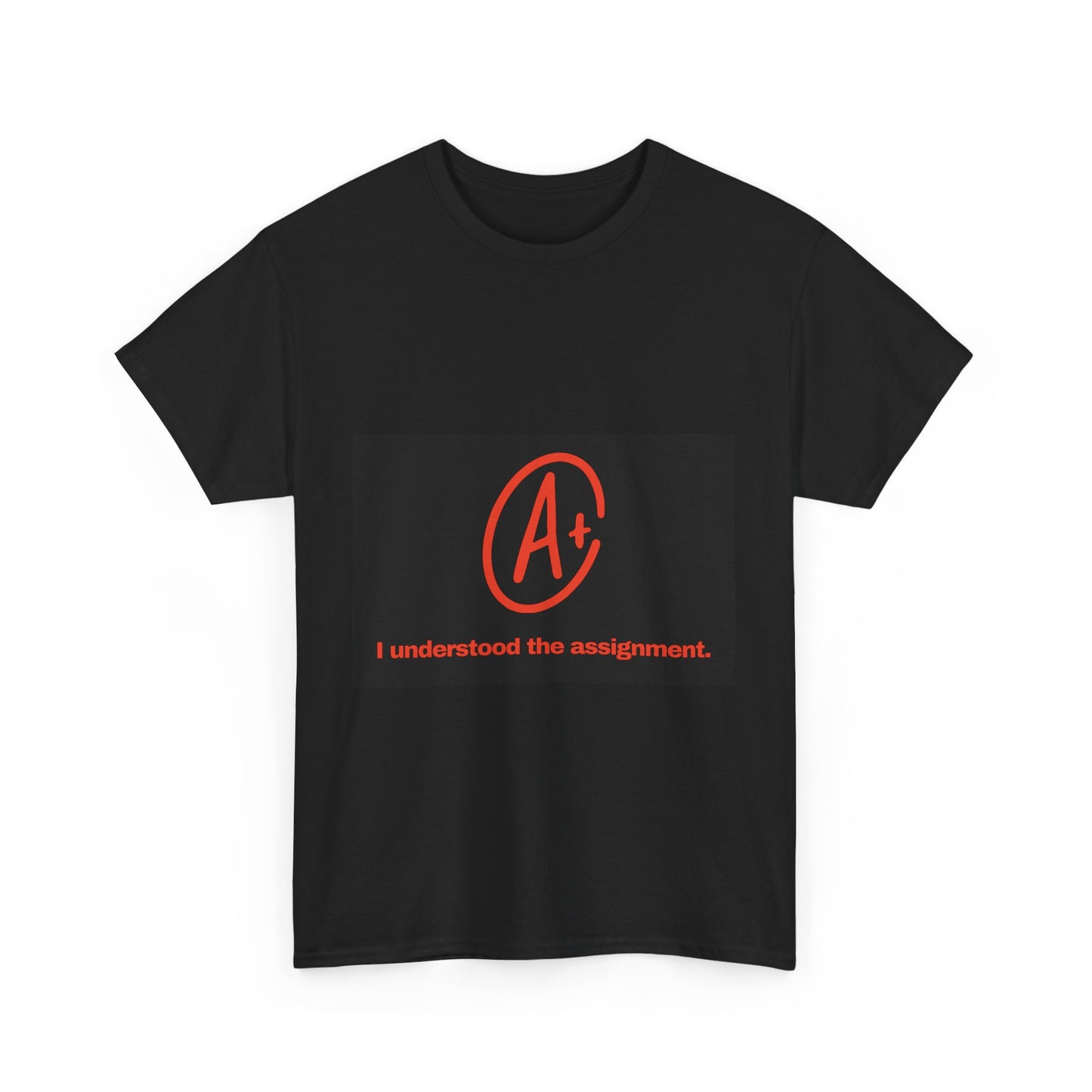 Gravitee 100% Cotton Graphic Adult T-Shirt | I UNDERSTOOD THE ASSIGNMENT