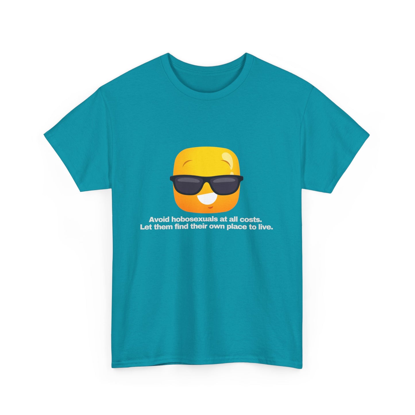 Gravitee 100% Cotton Graphic Adult T-Shirt | AVOID HOBOSEXUALS AT ALL COSTS
