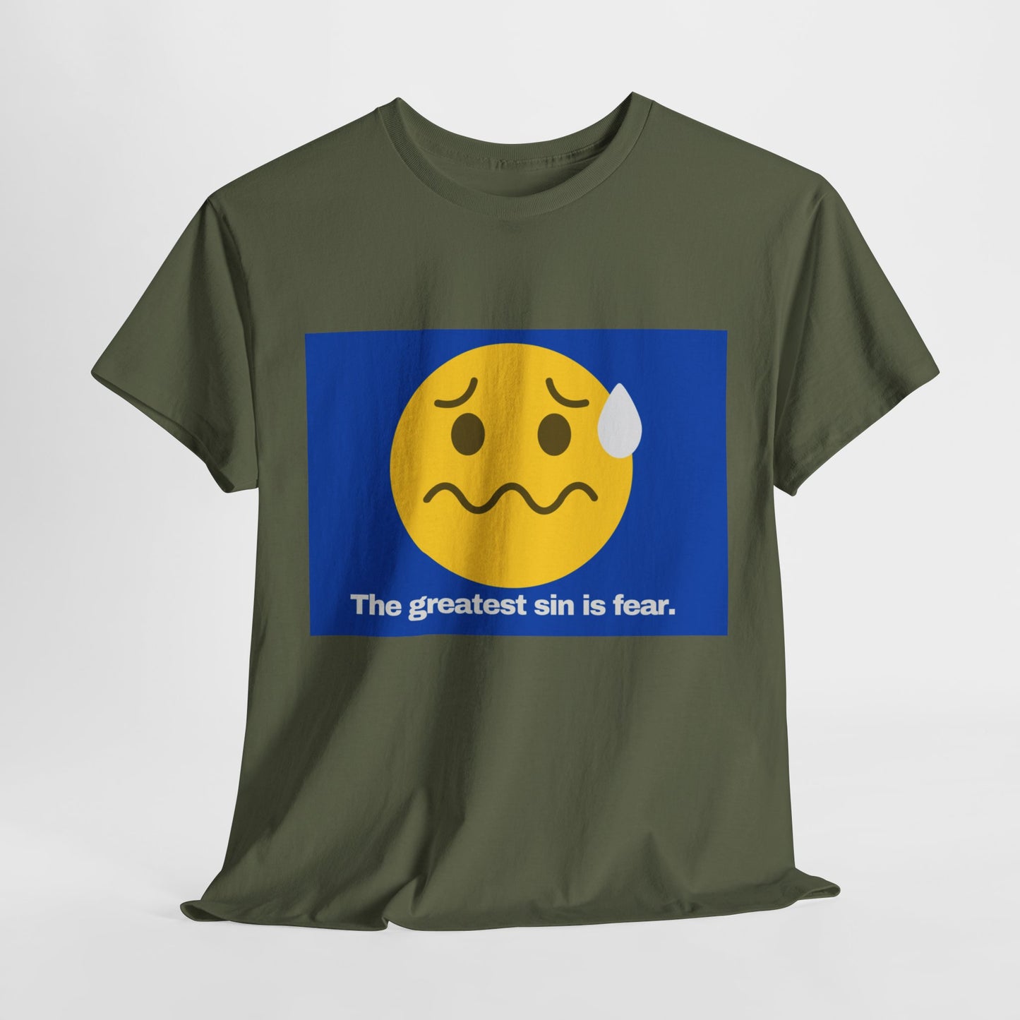 Gravitee 100% Cotton Graphic Adult T-Shirt | FEAR IS THE GREATEST SIN