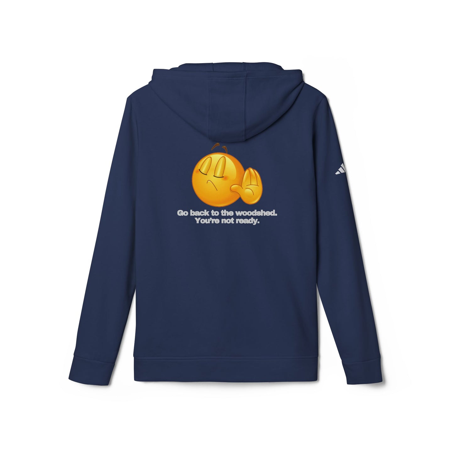 adidas® Personalized Unisex Fleece Hoodie by Gravitee | GO BACK TO THE WOODSHED