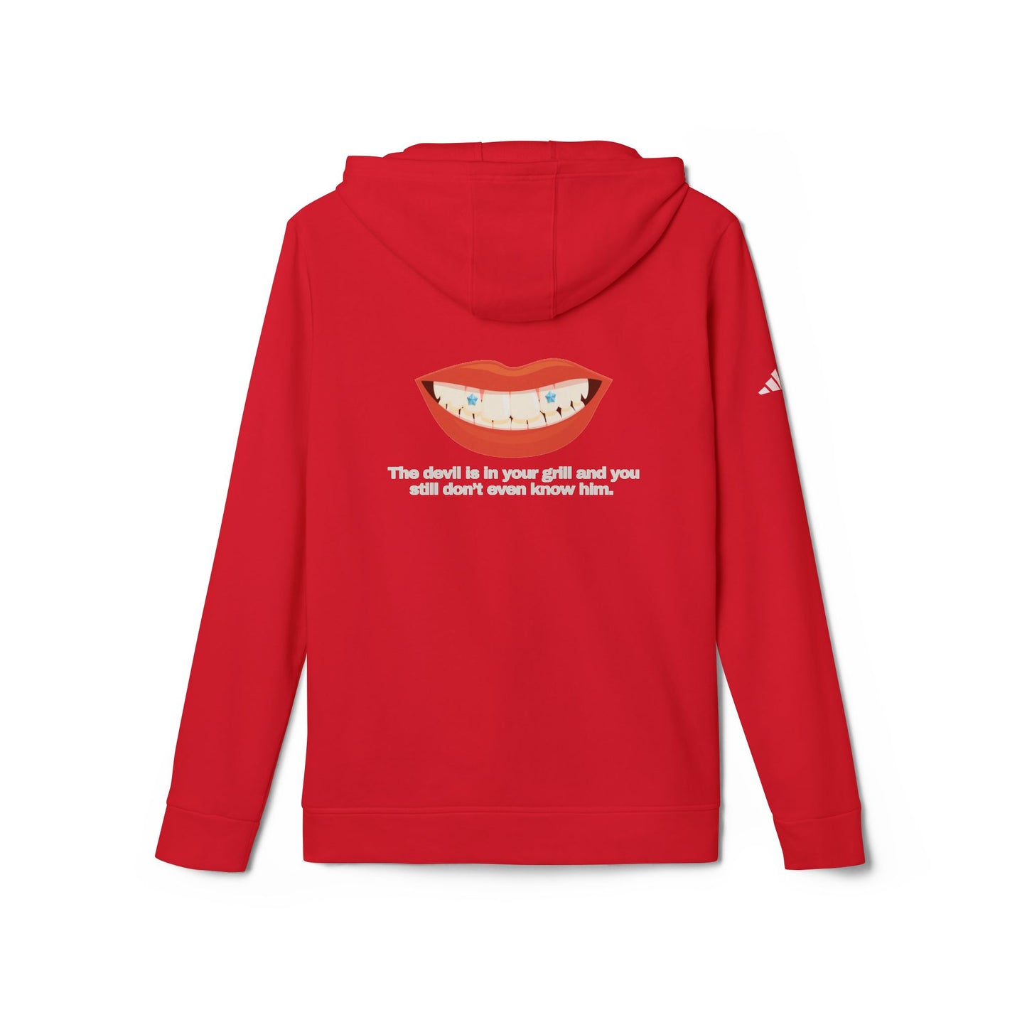 adidas® Personalized Unisex Fleece Hoodie by Gravitee | THE DEVIL IS IN YOUR GRILL