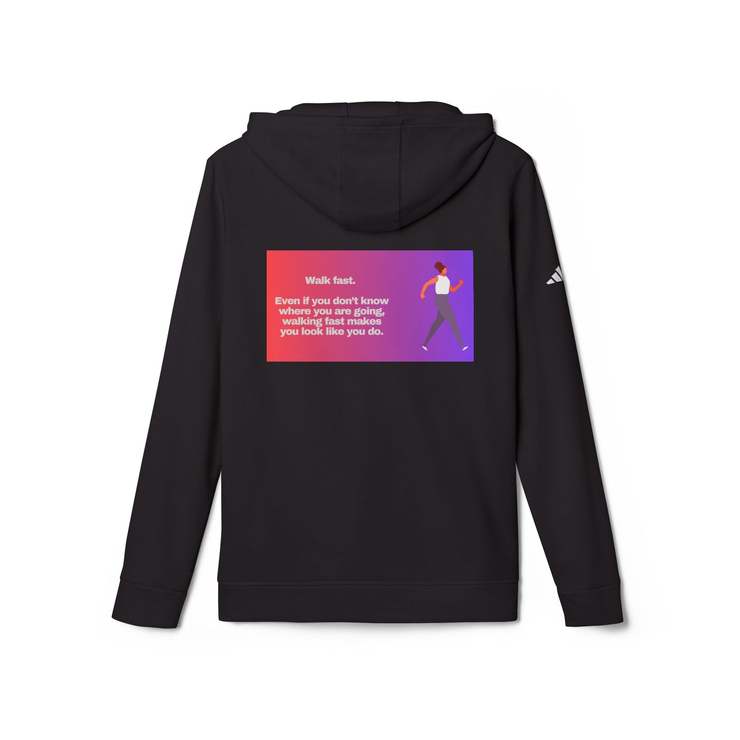 adidas® Personalized Unisex Fleece Hoodie by Gravitee | WALK FAST