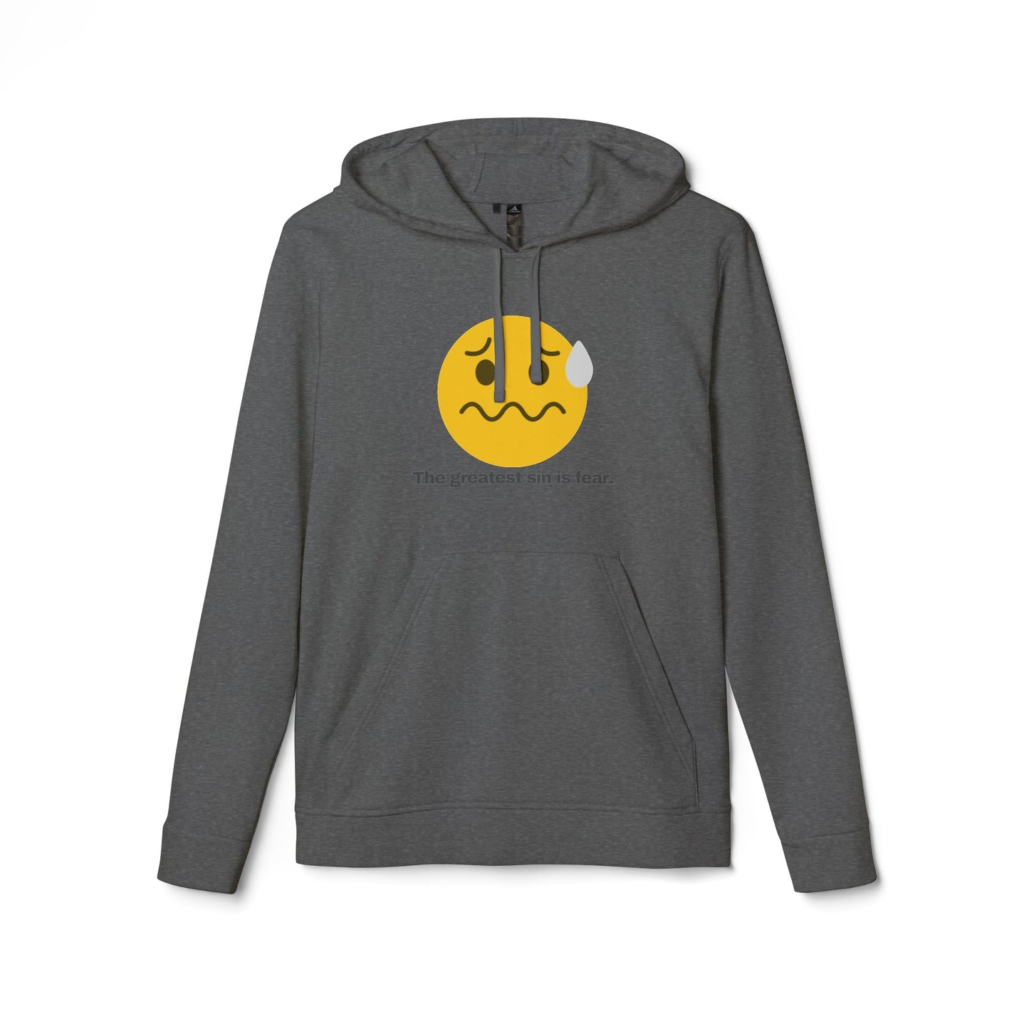 adidas® Personalized Unisex Fleece Hoodie by Gravitee | THE GREATEST SIN IS FEAR
