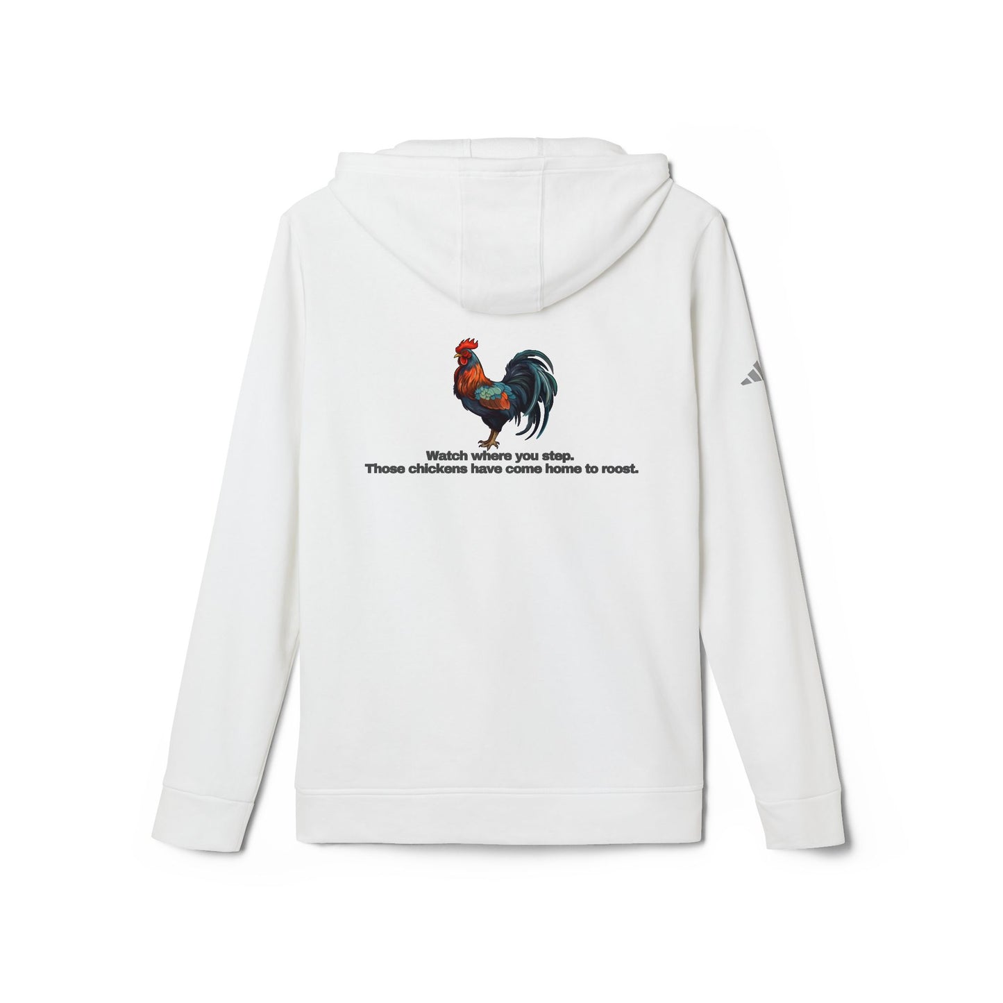 adidas® Personalized Unisex Fleece Hoodie by Gravitee | WATCH WHERE YOU STEP