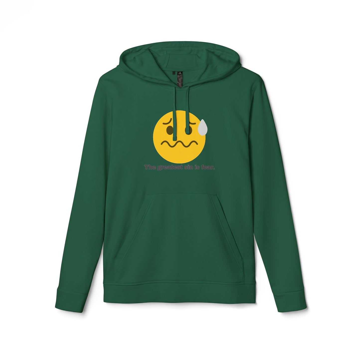 adidas® Personalized Unisex Fleece Hoodie by Gravitee | THE GREATEST SIN IS FEAR