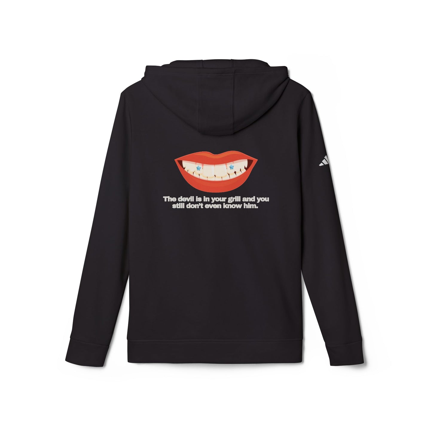 adidas® Personalized Unisex Fleece Hoodie by Gravitee | THE DEVIL IS IN YOUR GRILL