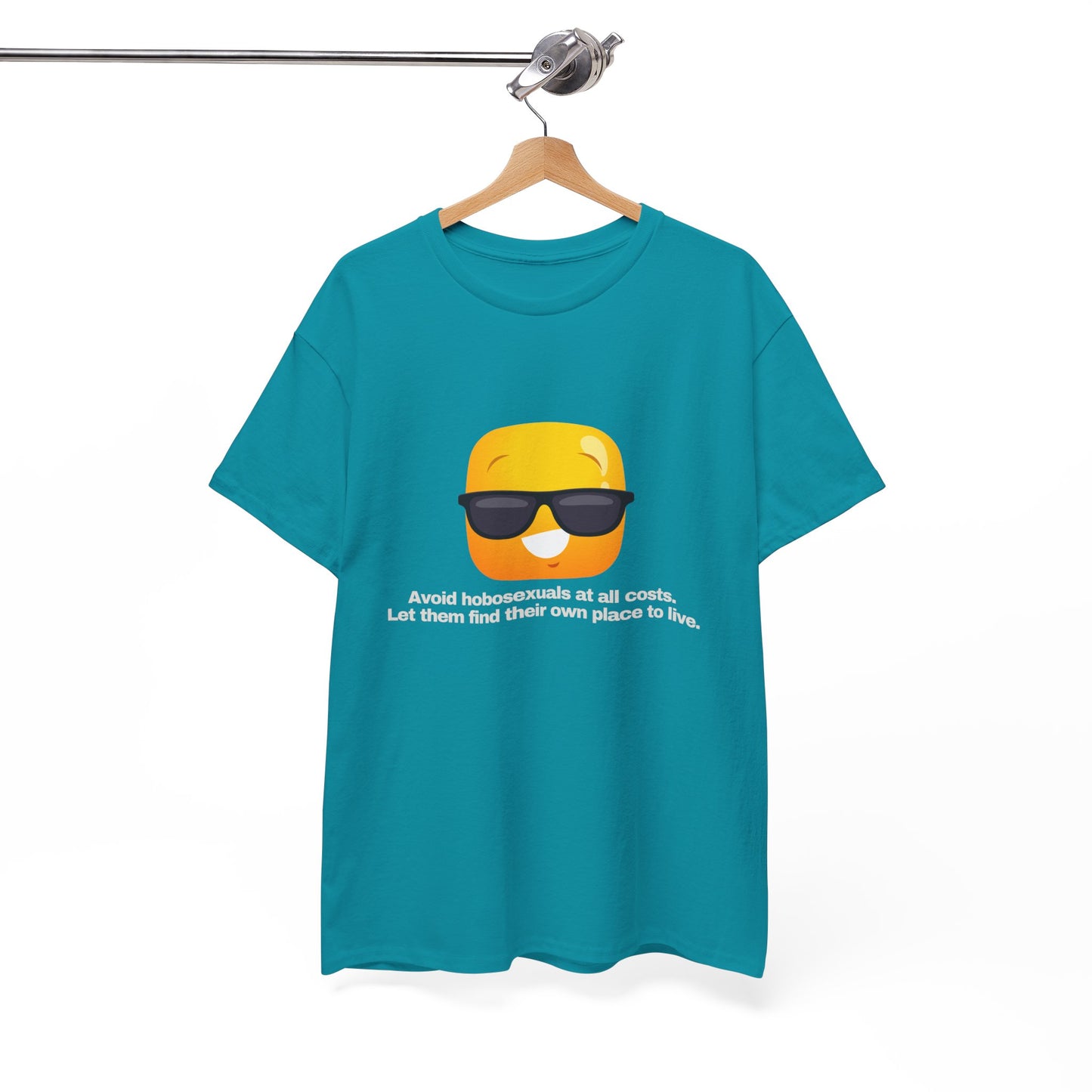 Gravitee 100% Cotton Graphic Adult T-Shirt | AVOID HOBOSEXUALS AT ALL COSTS