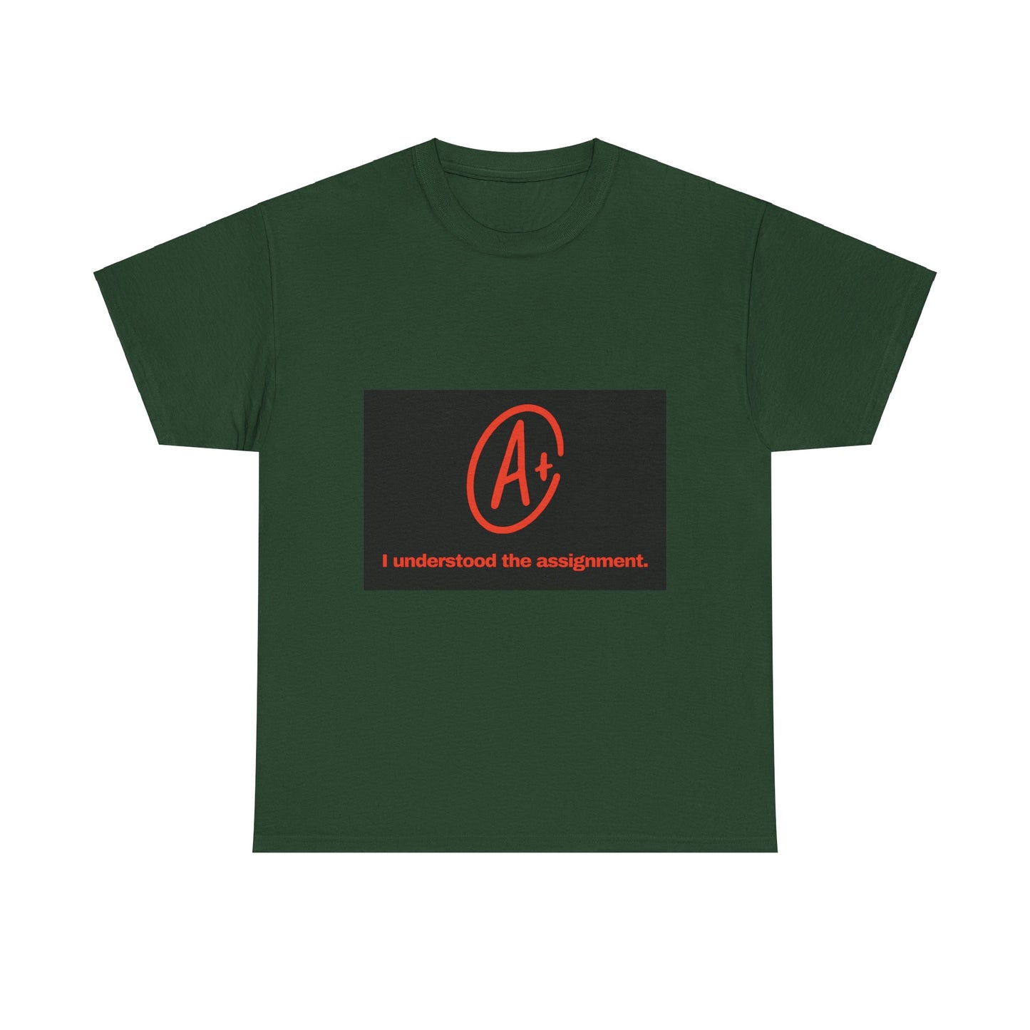Gravitee 100% Cotton Graphic Adult T-Shirt | I UNDERSTOOD THE ASSIGNMENT