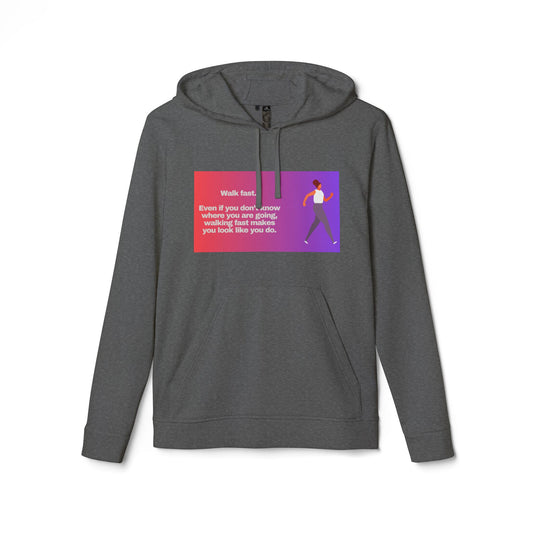 adidas® Personalized Unisex Fleece Hoodie by Gravitee | WALK FAST