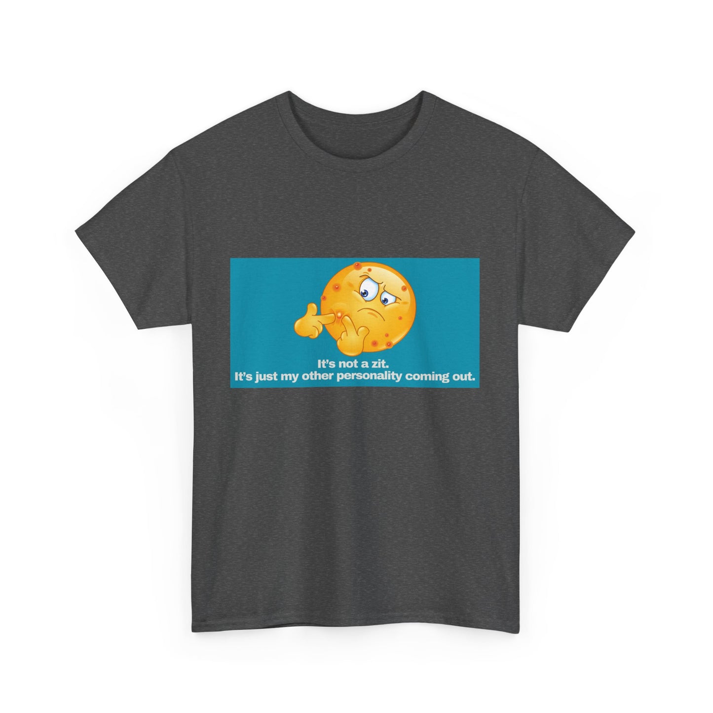 Gravitee 100% Cotton Graphic Adult T-Shirt | IIT'S NOT A ZIT