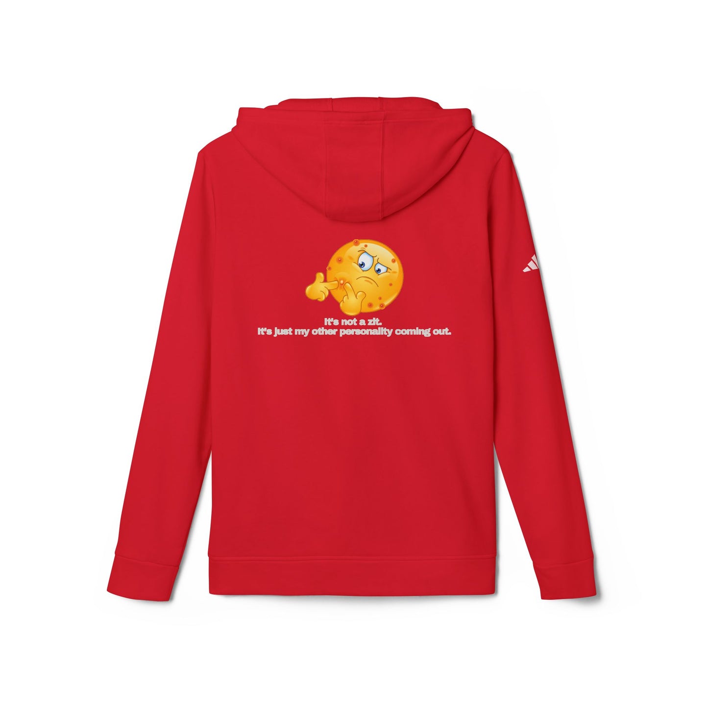 adidas® Personalized Unisex Fleece Hoodie by Gravitee | IT'S NOT A ZIT