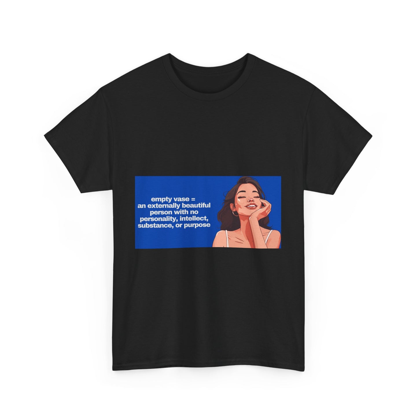 Gravitee 100% Cotton Graphic Adult T-Shirt | EMPTY VASE