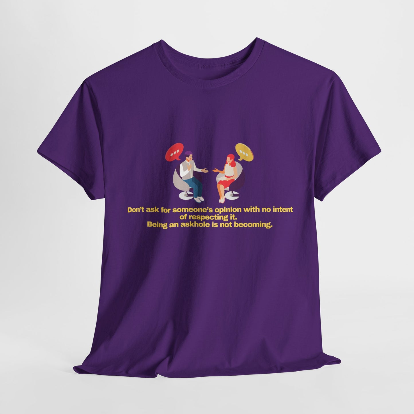 Gravitee 100% Cotton Graphic Adult T-Shirt | BEING AN ASKHOLE...