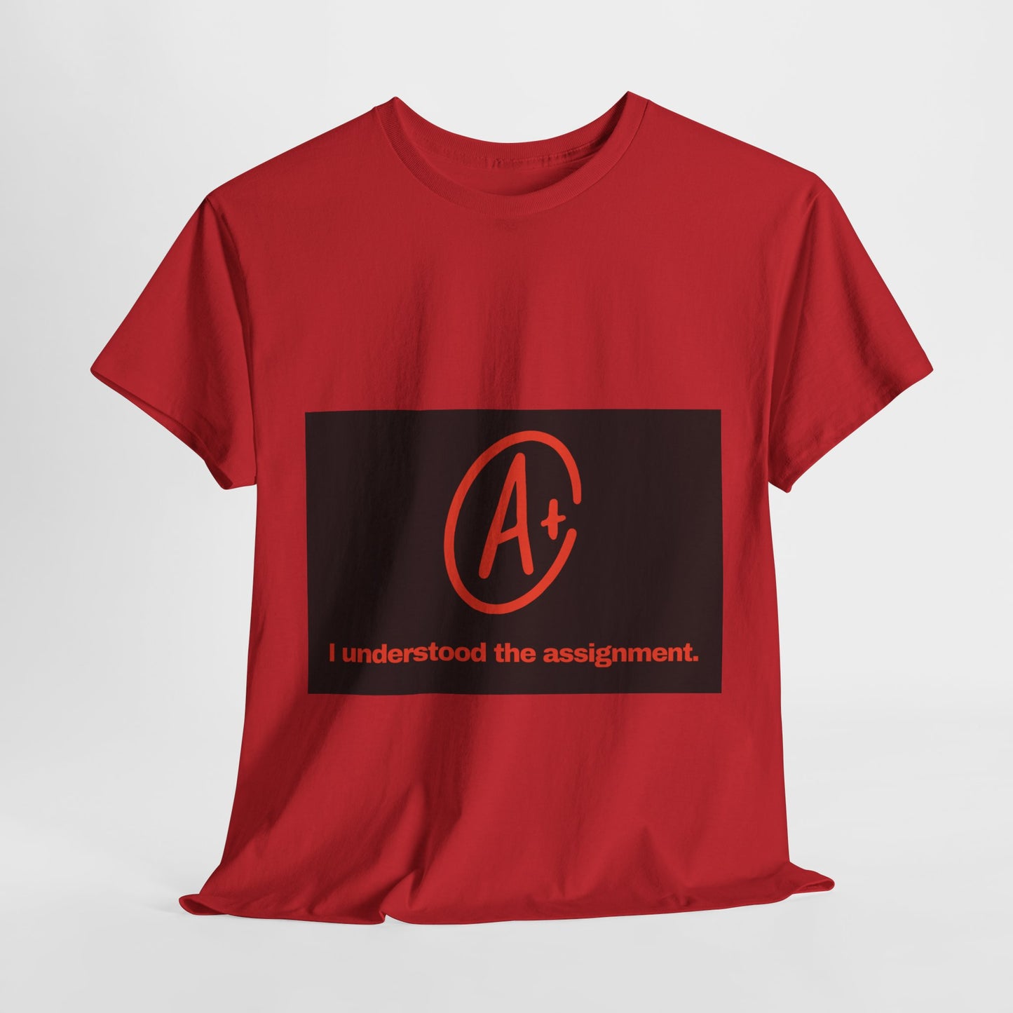 Gravitee 100% Cotton Graphic Adult T-Shirt | I UNDERSTOOD THE ASSIGNMENT