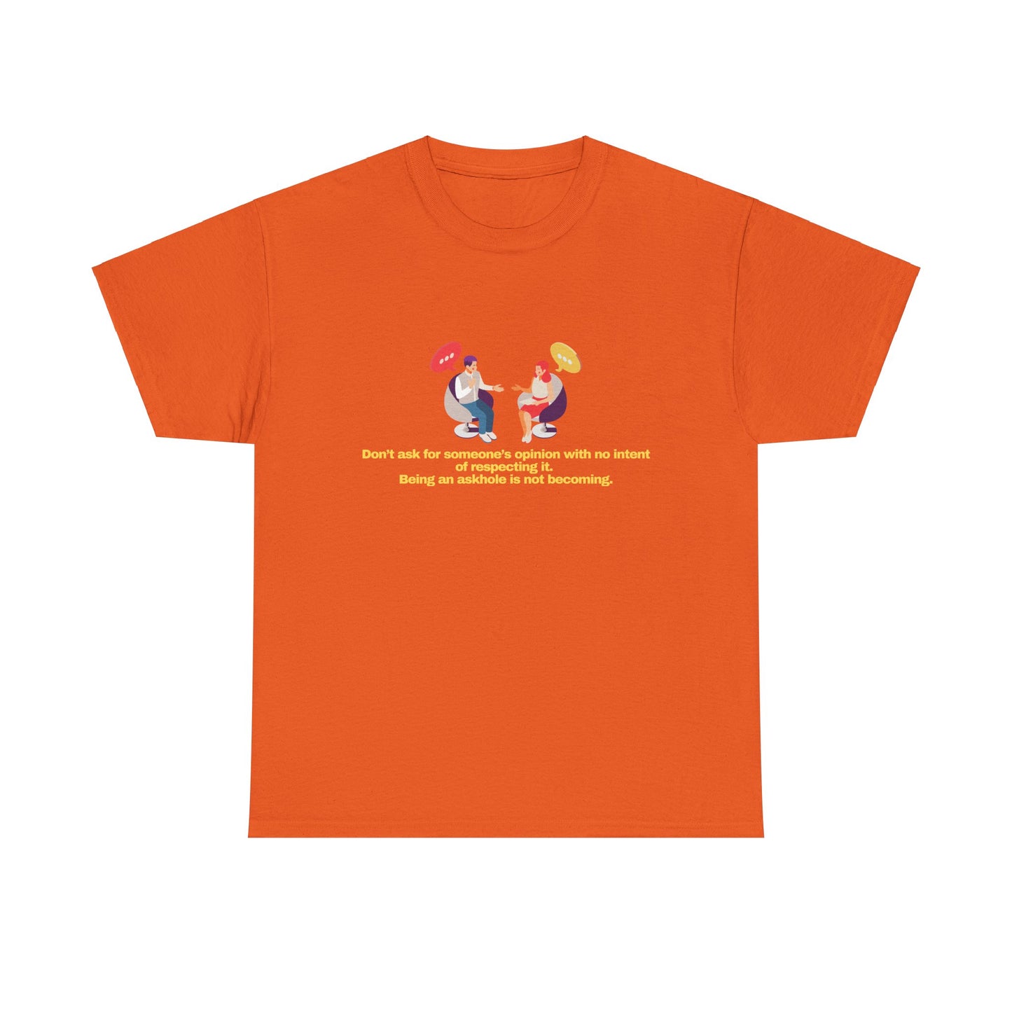 Gravitee 100% Cotton Graphic Adult T-Shirt | BEING AN ASKHOLE...