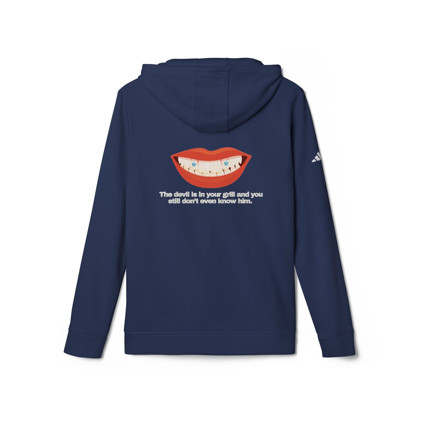 adidas® Personalized Unisex Fleece Hoodie by Gravitee | THE DEVIL IS IN YOUR GRILL