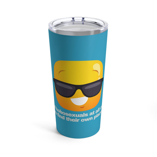Gravitee 20oz Tumbler | Avoid hobosexuals at all costs. Let them find their own place to live.