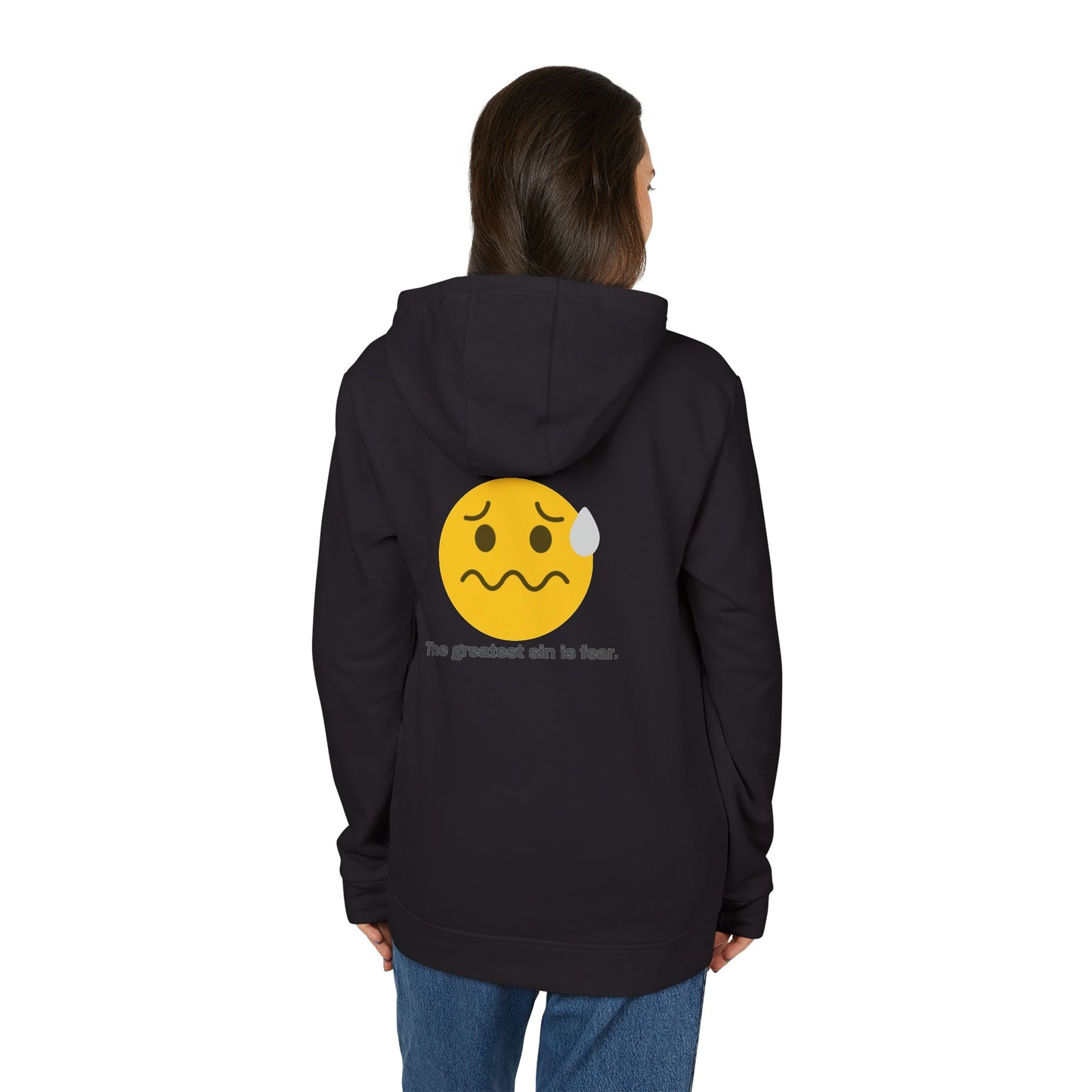 adidas® Personalized Unisex Fleece Hoodie by Gravitee | THE GREATEST SIN IS FEAR