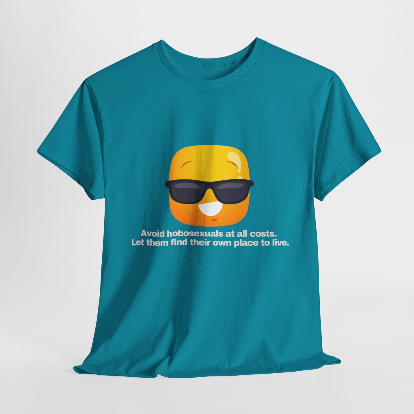 Gravitee 100% Cotton Graphic Adult T-Shirt | AVOID HOBOSEXUALS AT ALL COSTS