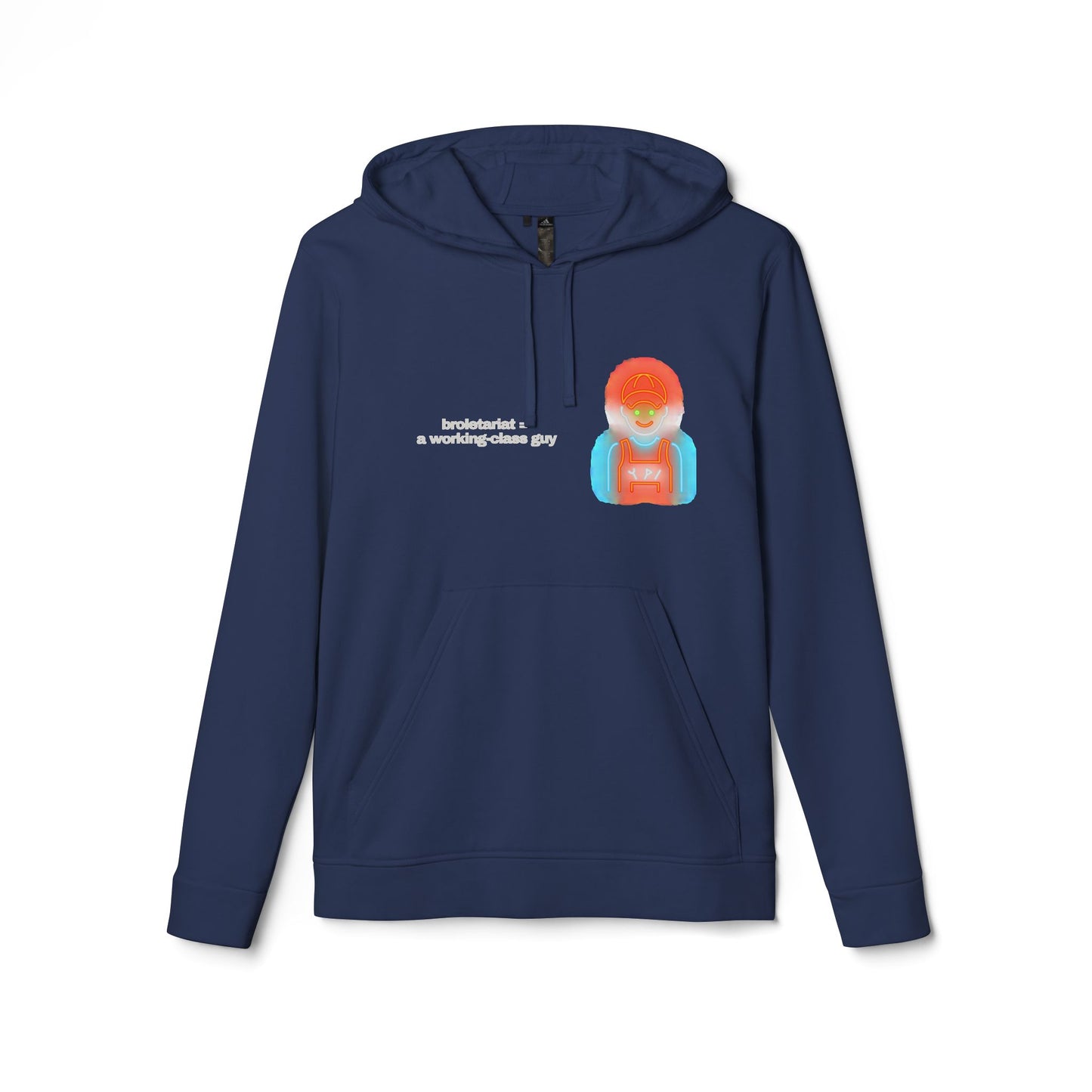 adidas® Personalized Unisex Fleece Hoodie by Gravitee | BROLETARIAT