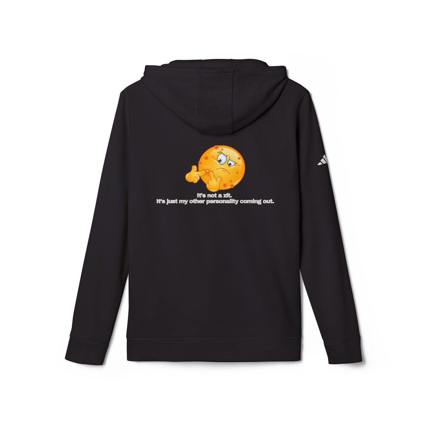 adidas® Personalized Unisex Fleece Hoodie by Gravitee | IT'S NOT A ZIT