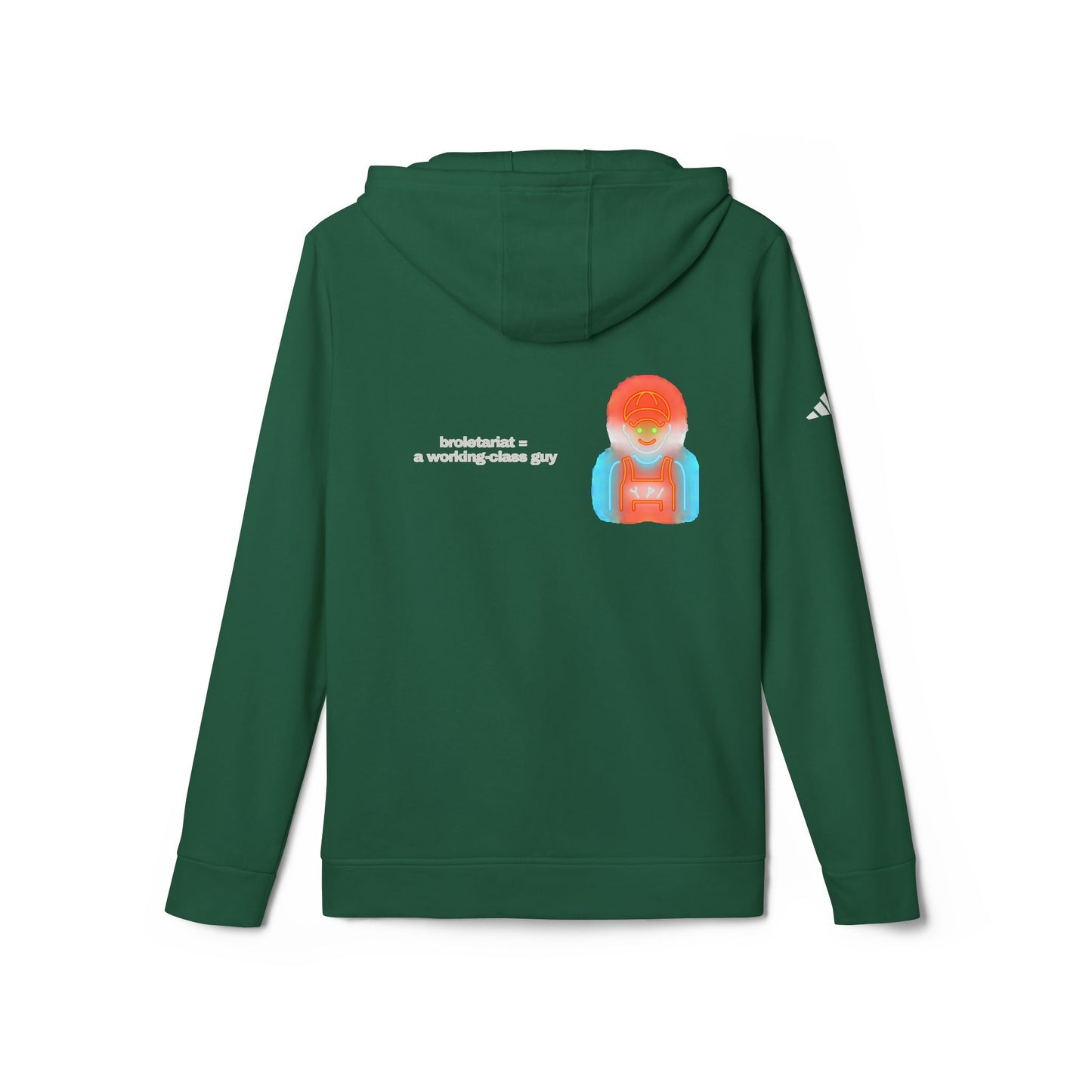adidas® Personalized Unisex Fleece Hoodie by Gravitee | BROLETARIAT