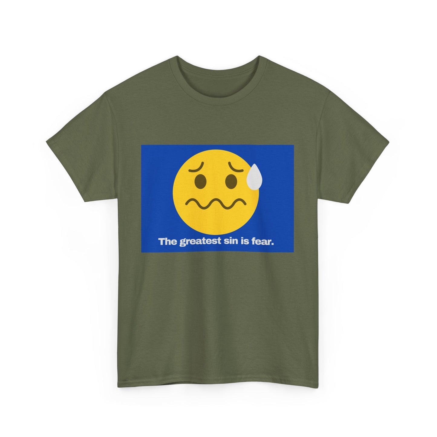 Gravitee 100% Cotton Graphic Adult T-Shirt | FEAR IS THE GREATEST SIN