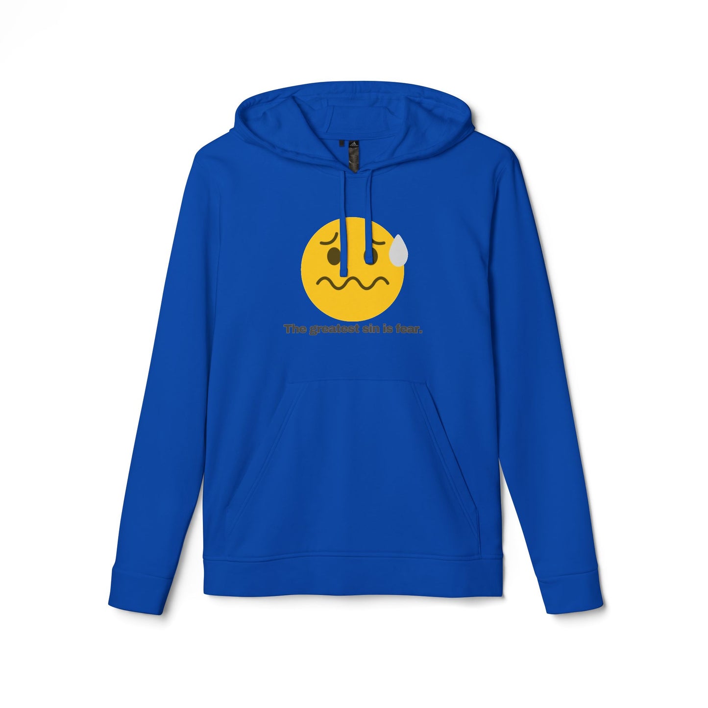 adidas® Personalized Unisex Fleece Hoodie by Gravitee | THE GREATEST SIN IS FEAR