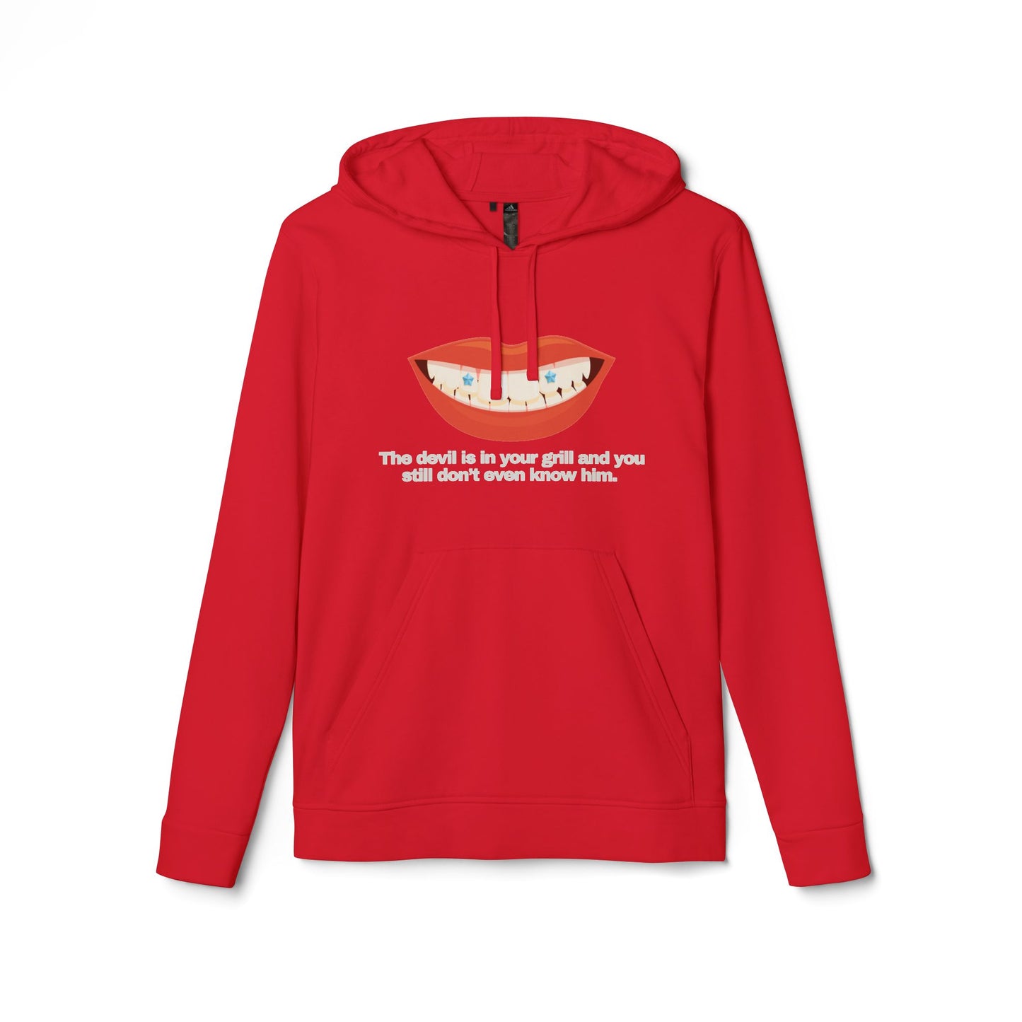 adidas® Personalized Unisex Fleece Hoodie by Gravitee | THE DEVIL IS IN YOUR GRILL