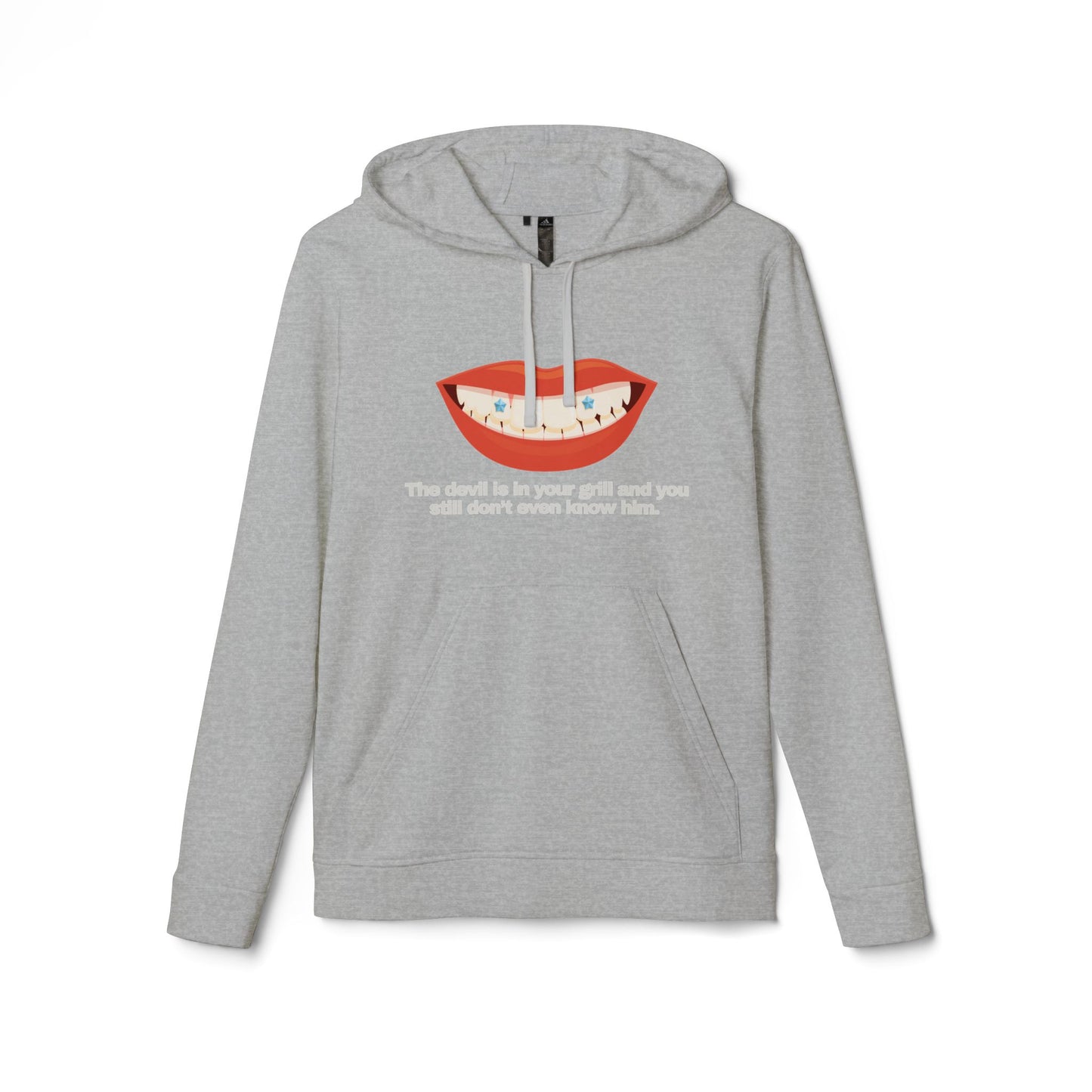 adidas® Personalized Unisex Fleece Hoodie by Gravitee | THE DEVIL IS IN YOUR GRILL