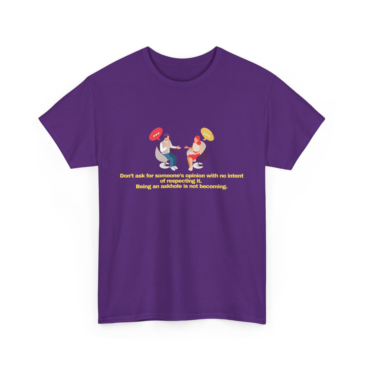 Gravitee 100% Cotton Graphic Adult T-Shirt | BEING AN ASKHOLE...